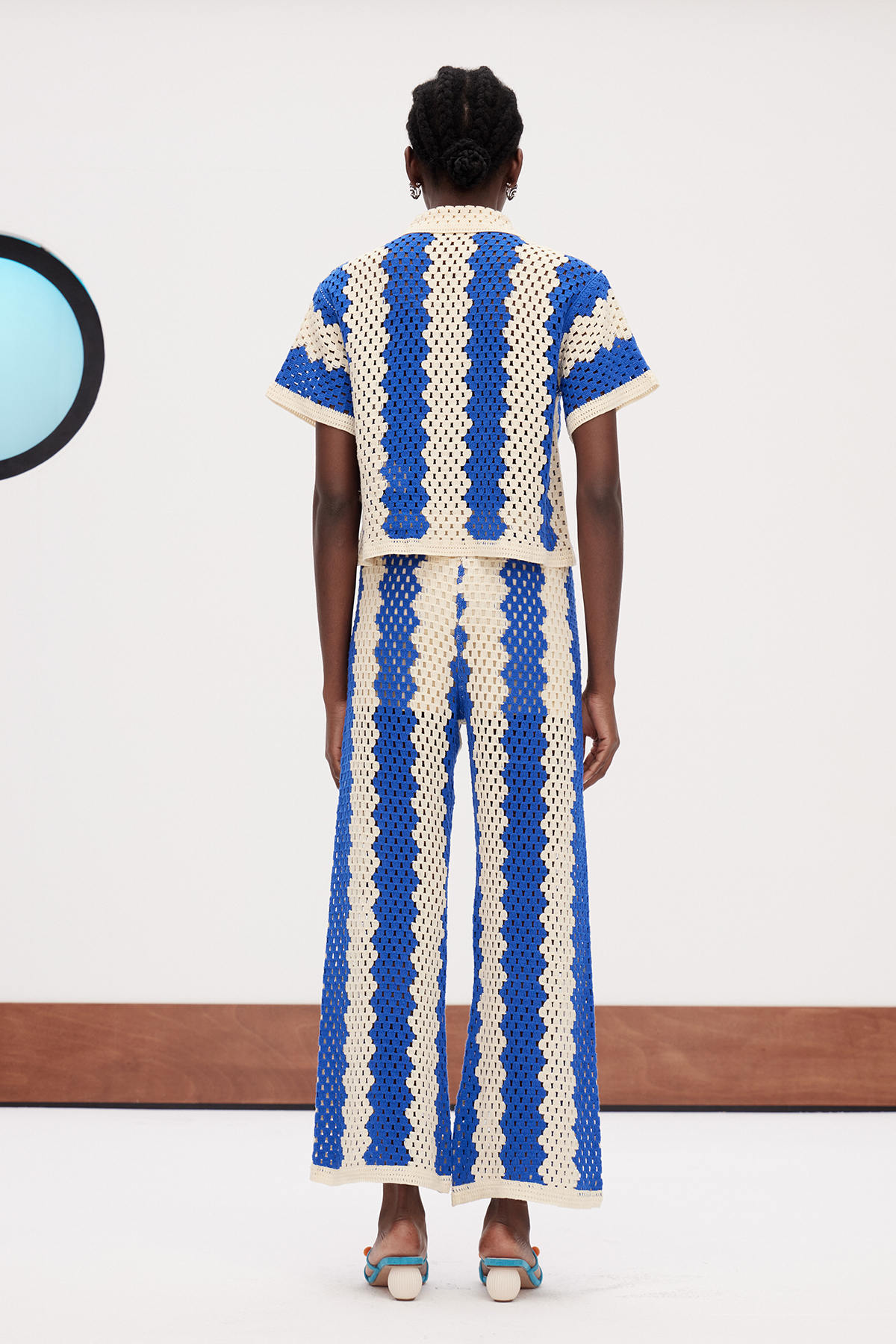 Gailawera Knit Stripe Pants Set