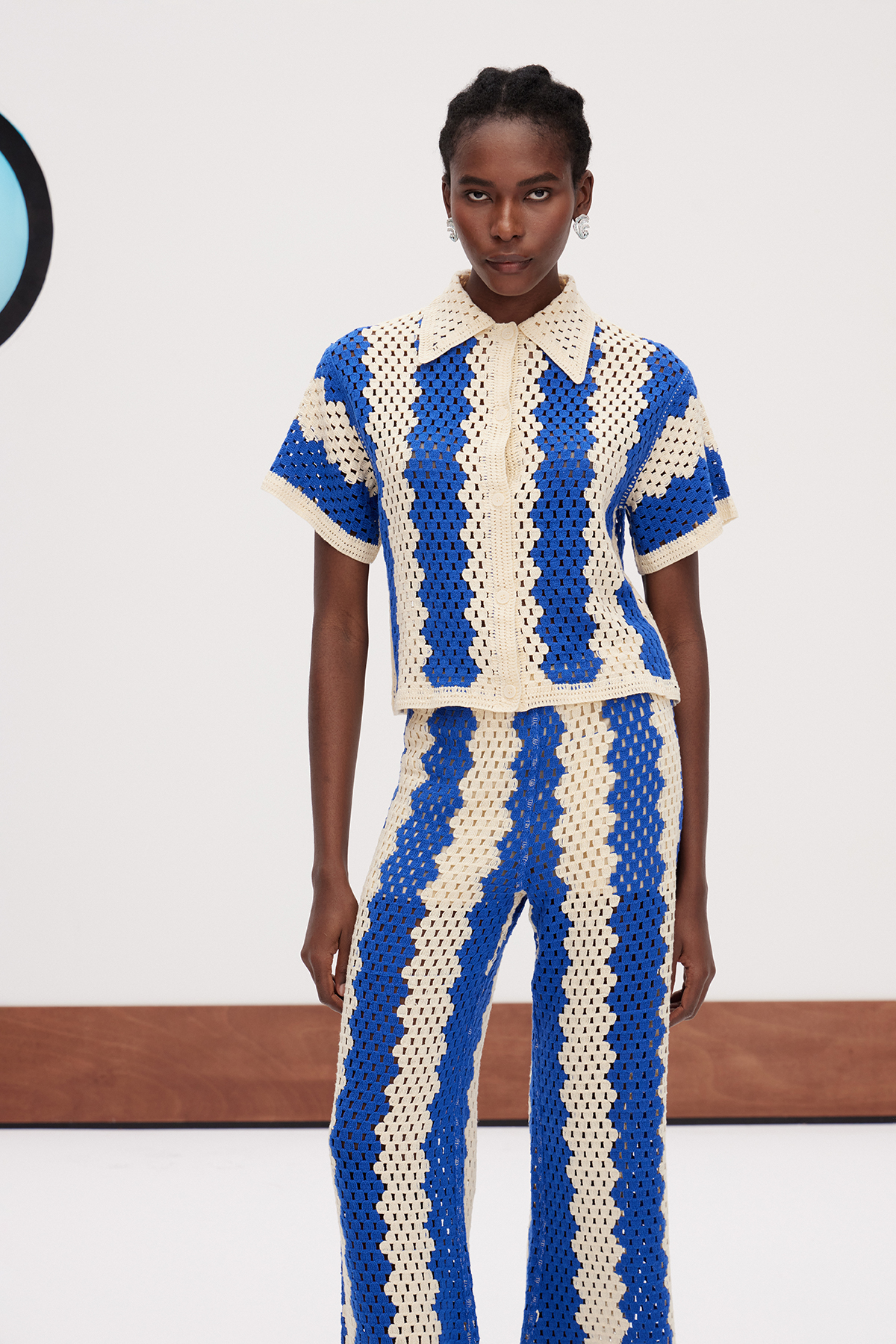 Gailawera Knit Stripe Pants Set