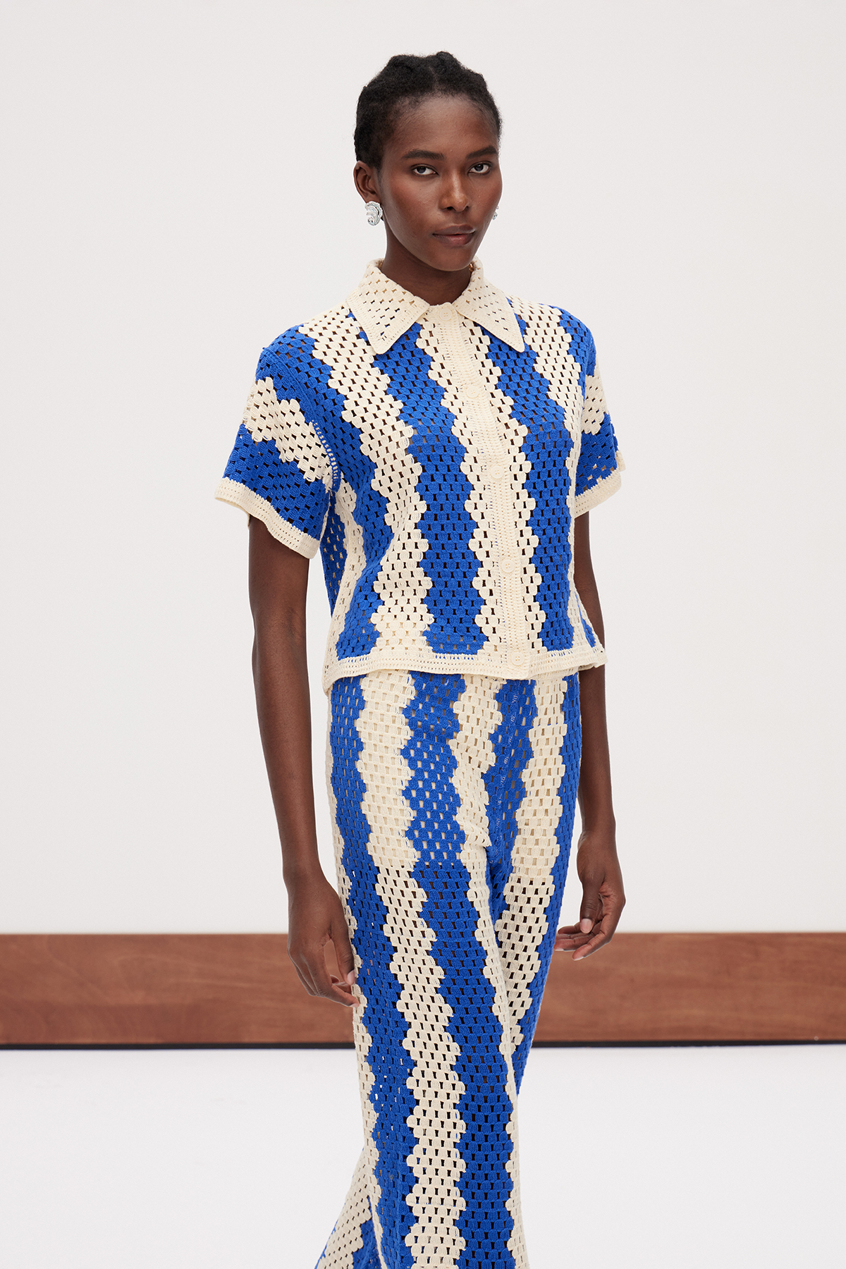 Gailawera Knit Stripe Pants Set