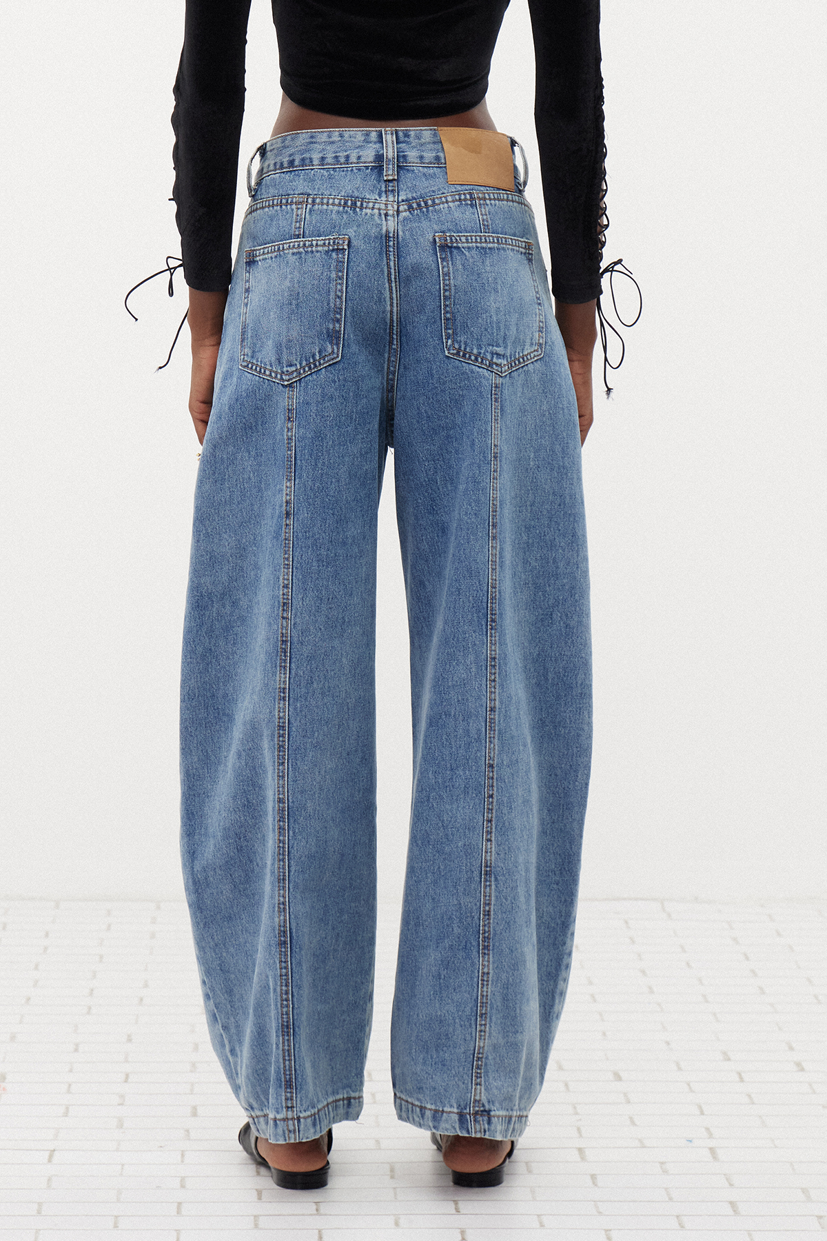 Gaius Bleached Baggy Jeans