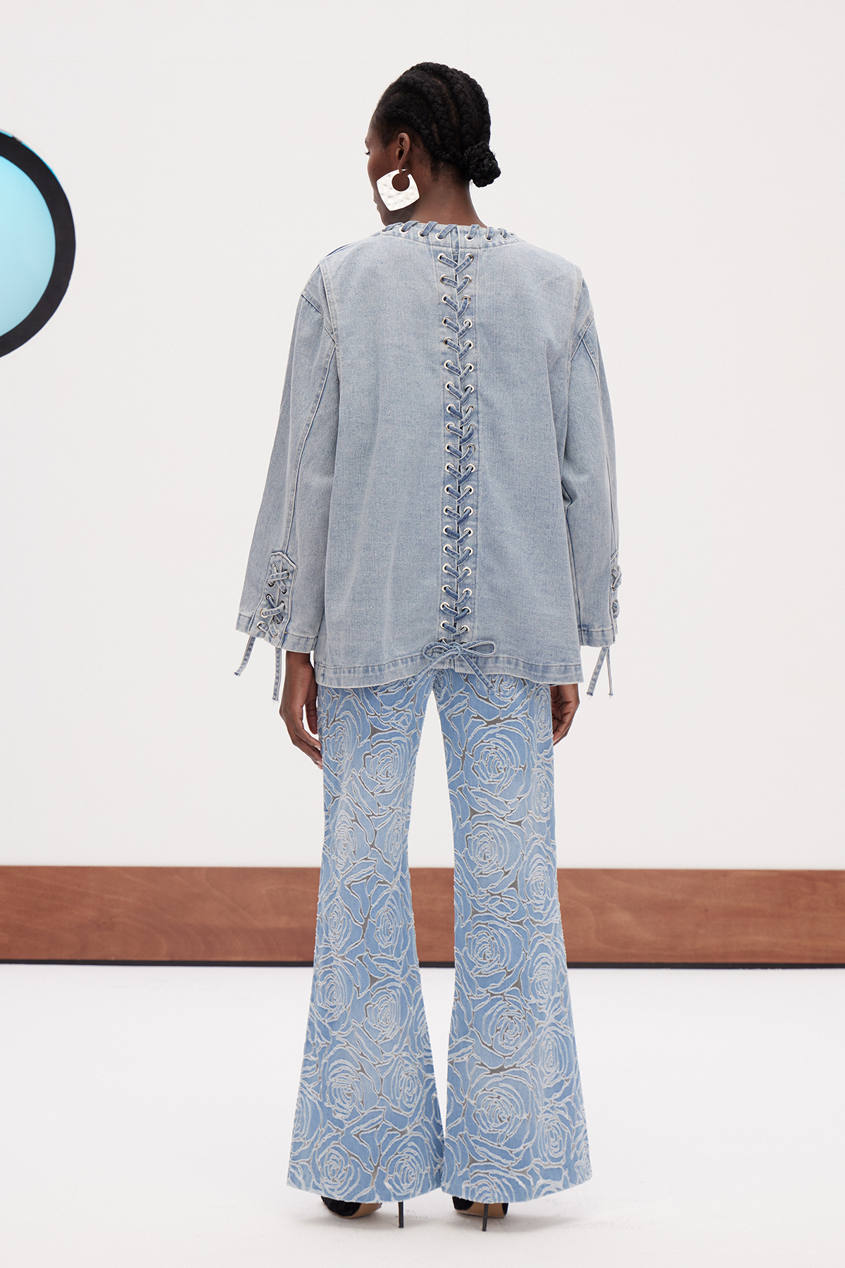 Gaizka Bleached Deconstruct Denim Jacket