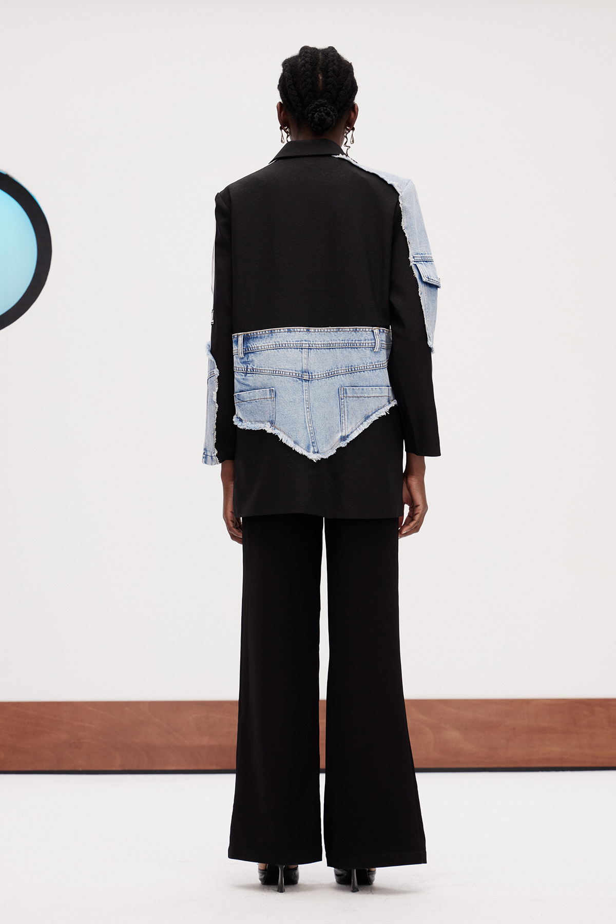 Galaktion Deconstruct Denim Blazer