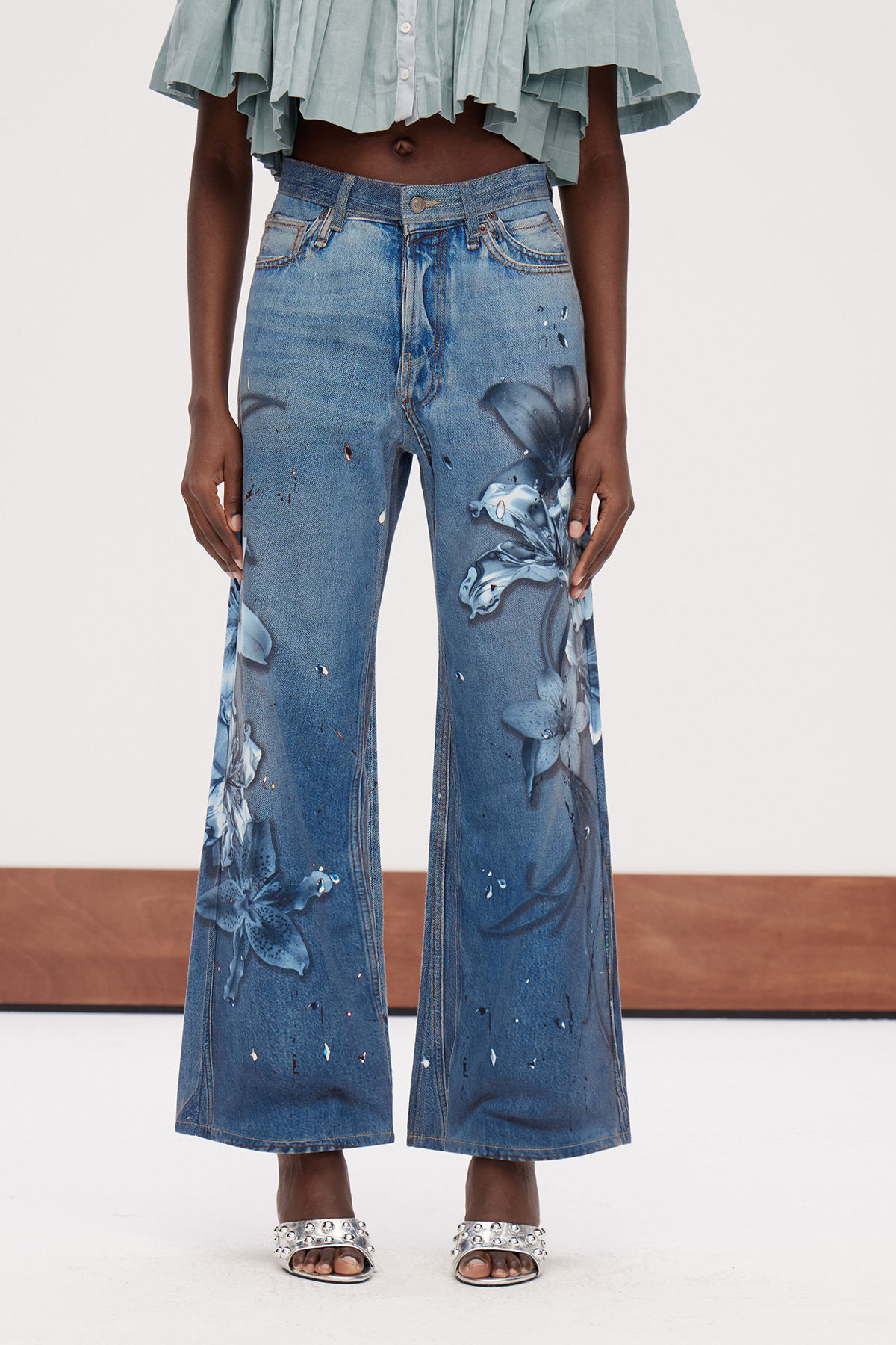 Galila Print Bootcut Jeans