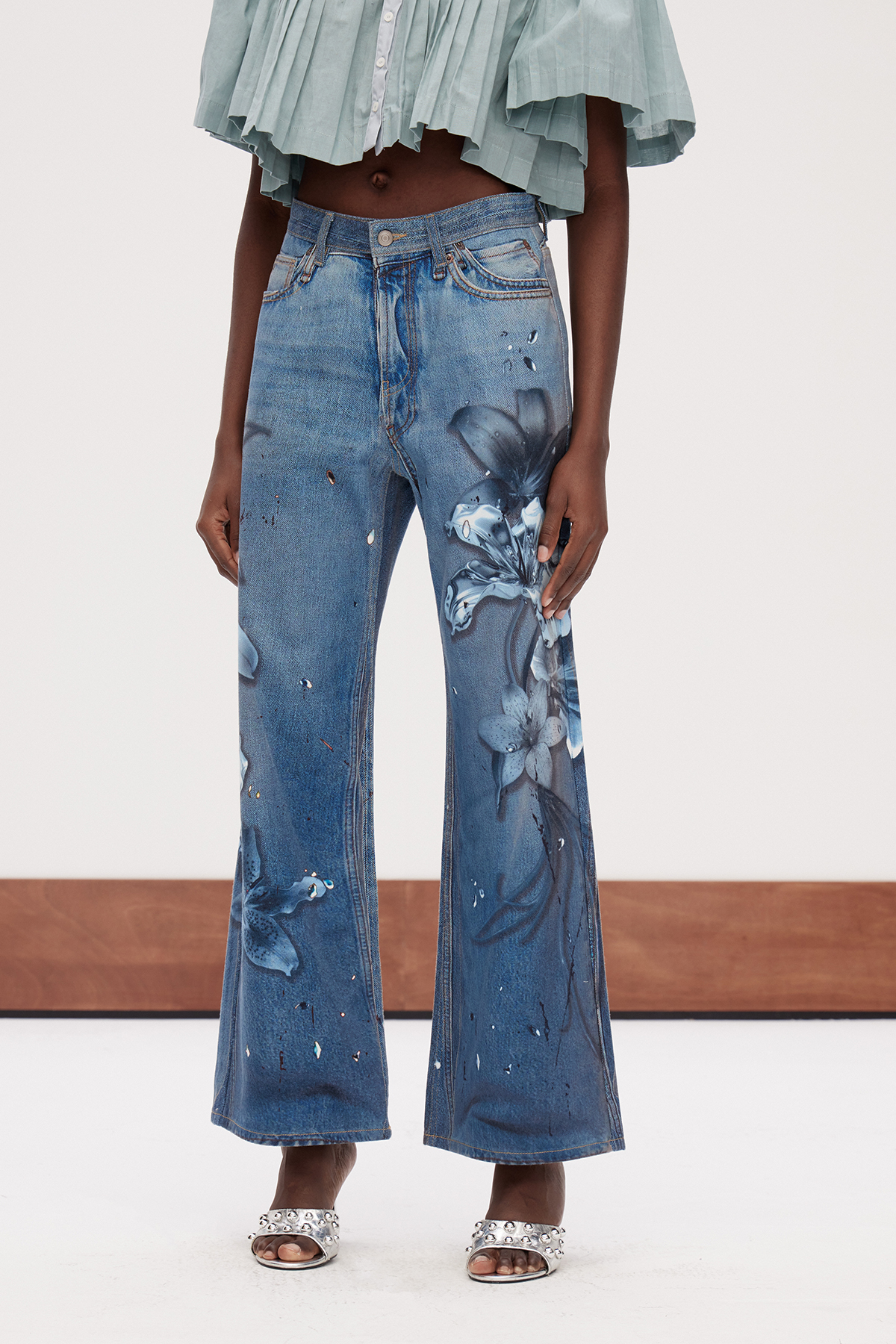 Galila Print Bootcut Jeans