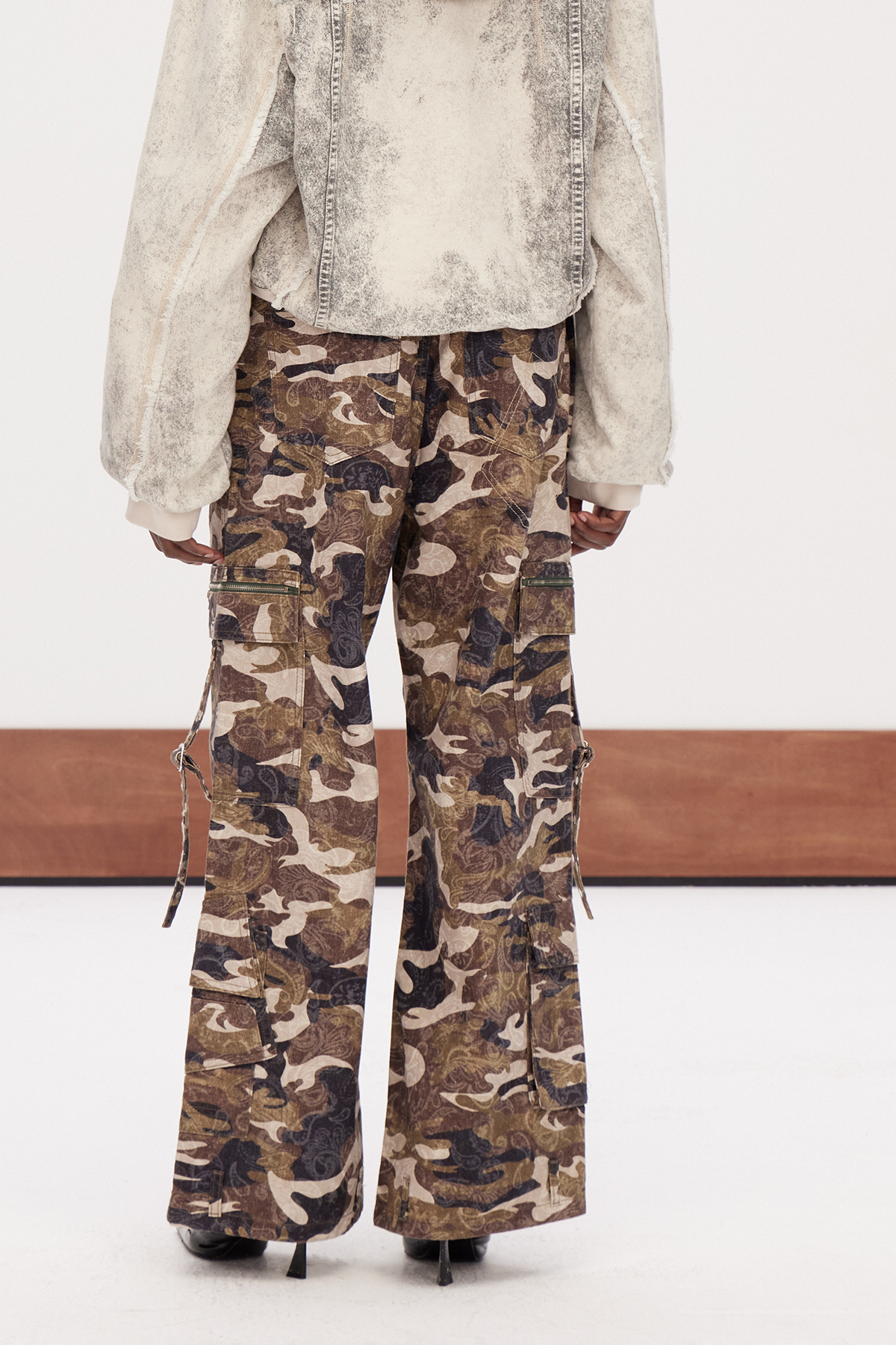 Ganesh Camouflage Wide Leg Pants
