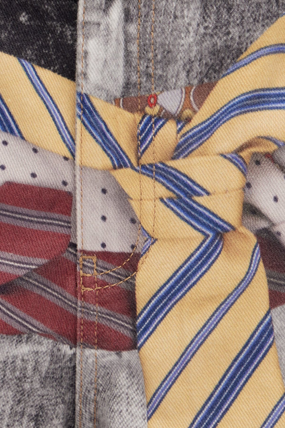 Ganymede Bleached Print Baggy Jeans