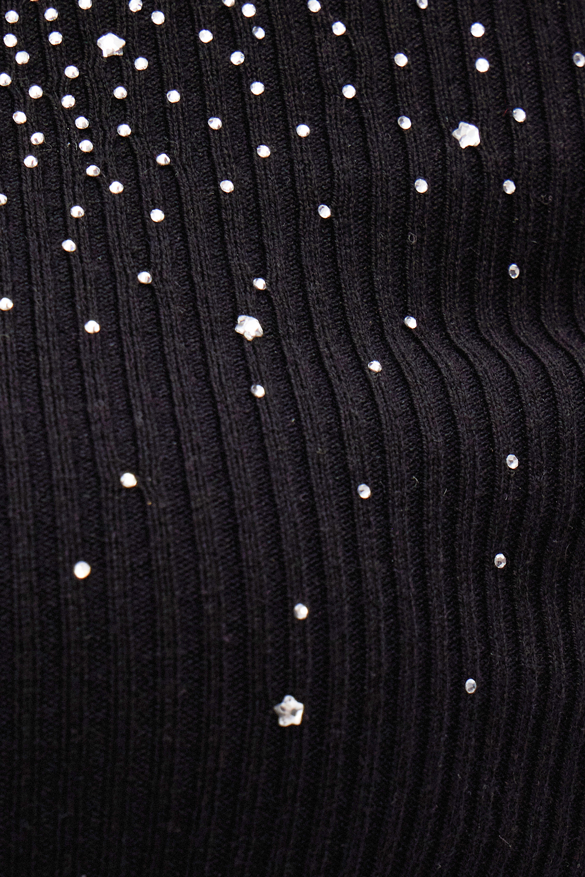 Gareth Rhinestone Asymmetric Top