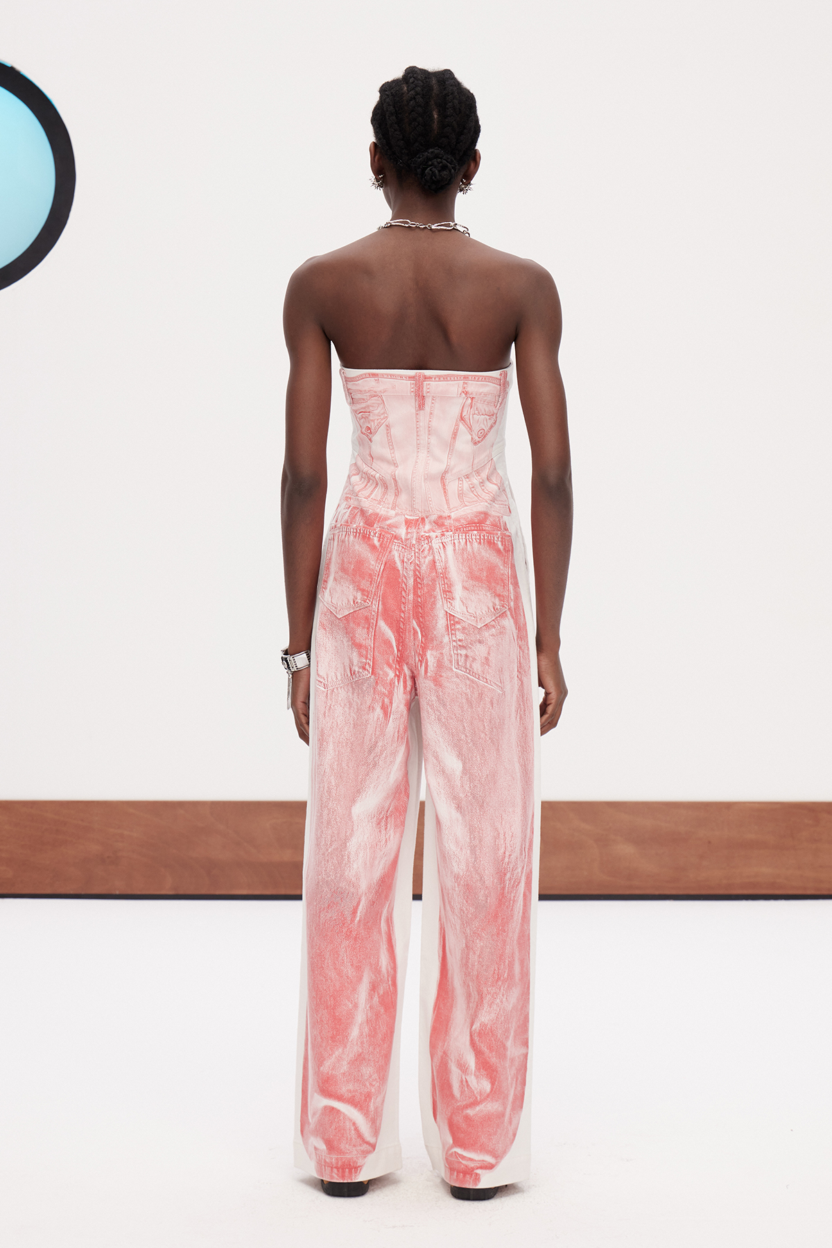 Garnett Strapless Denim Jumpsuit