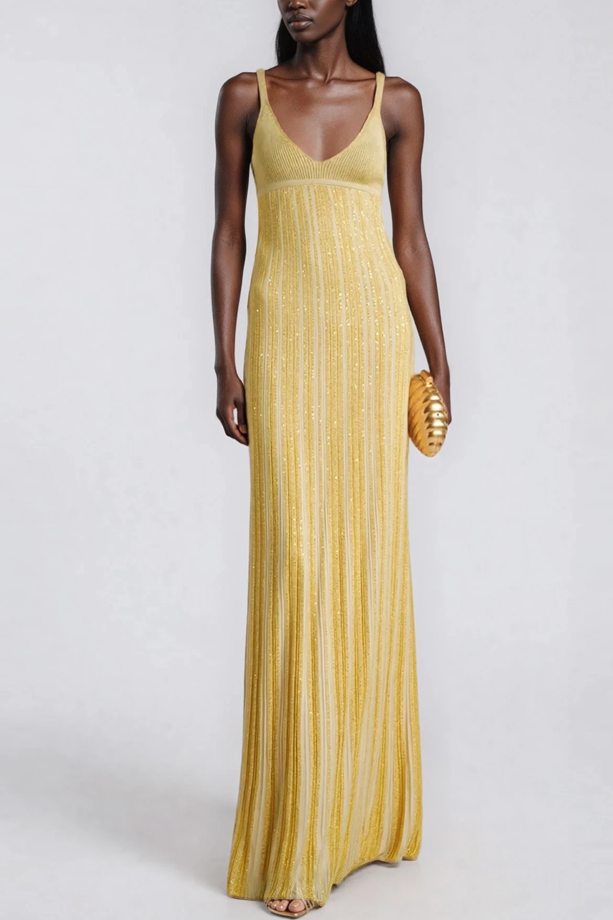 Giovannetta Sequin Knit Maxi Dress