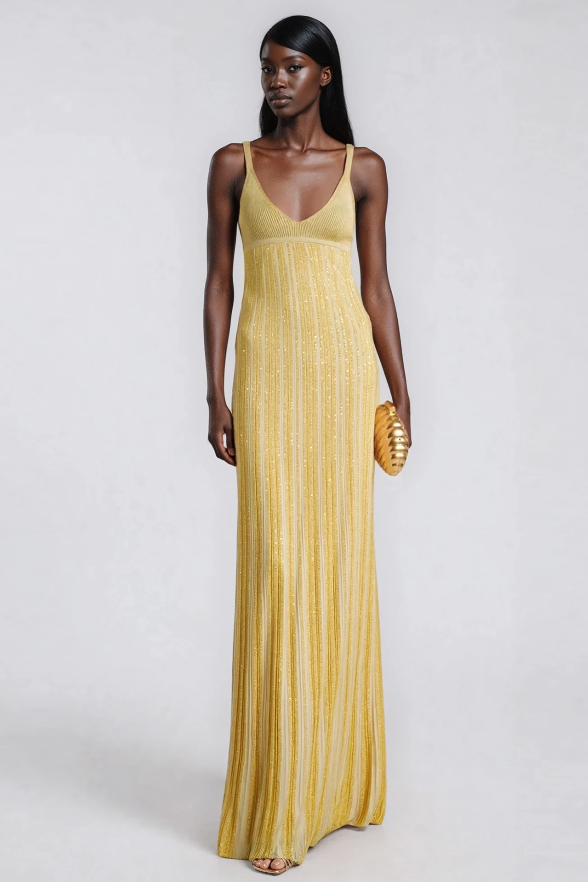 Giovannetta Sequin Knit Maxi Dress