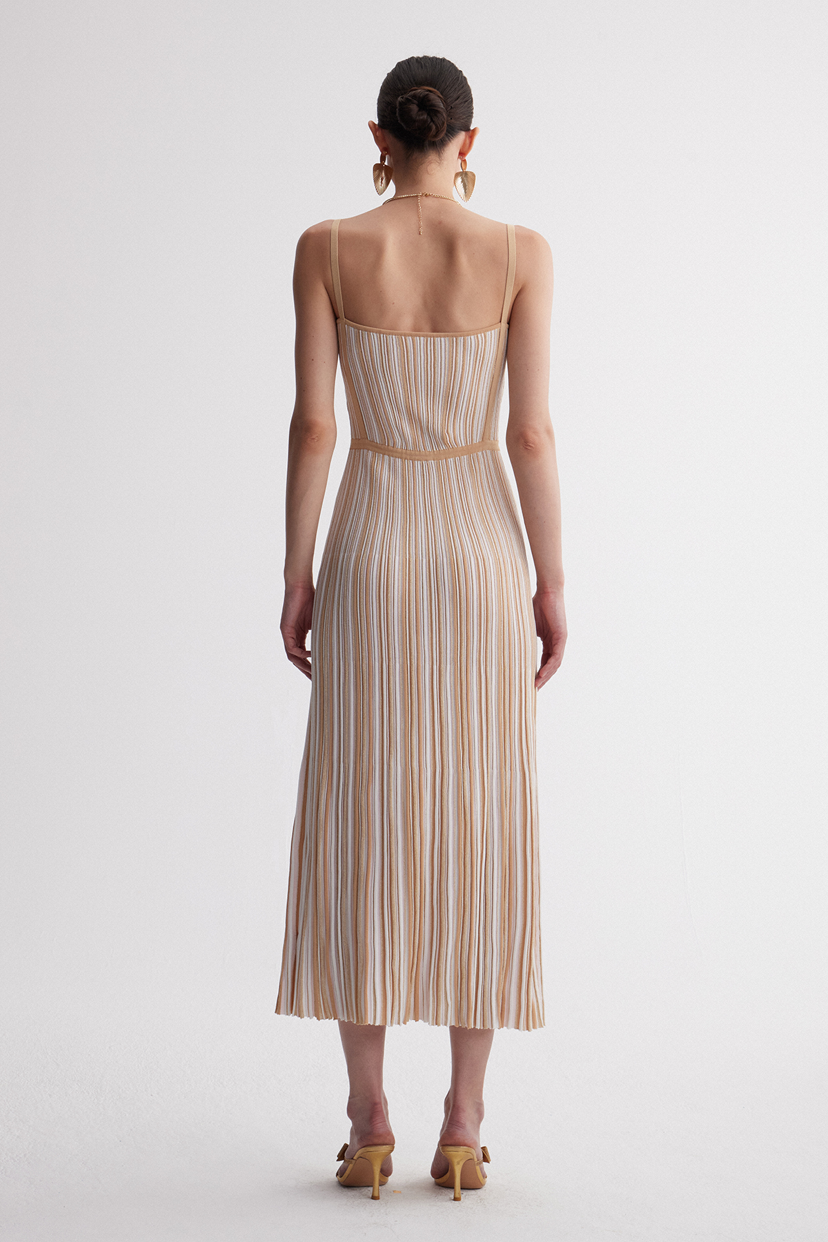 Giovannetta Spaghetti Stripe Maxi Dress