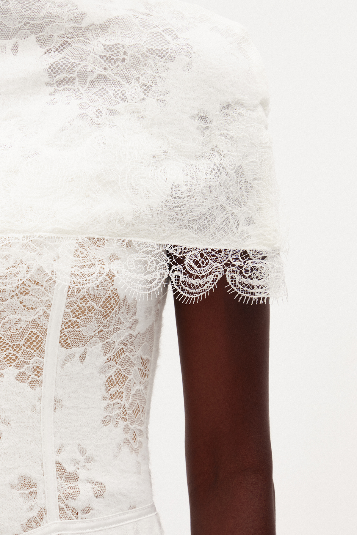 Giraldo Shawl Lace Maxi Dress