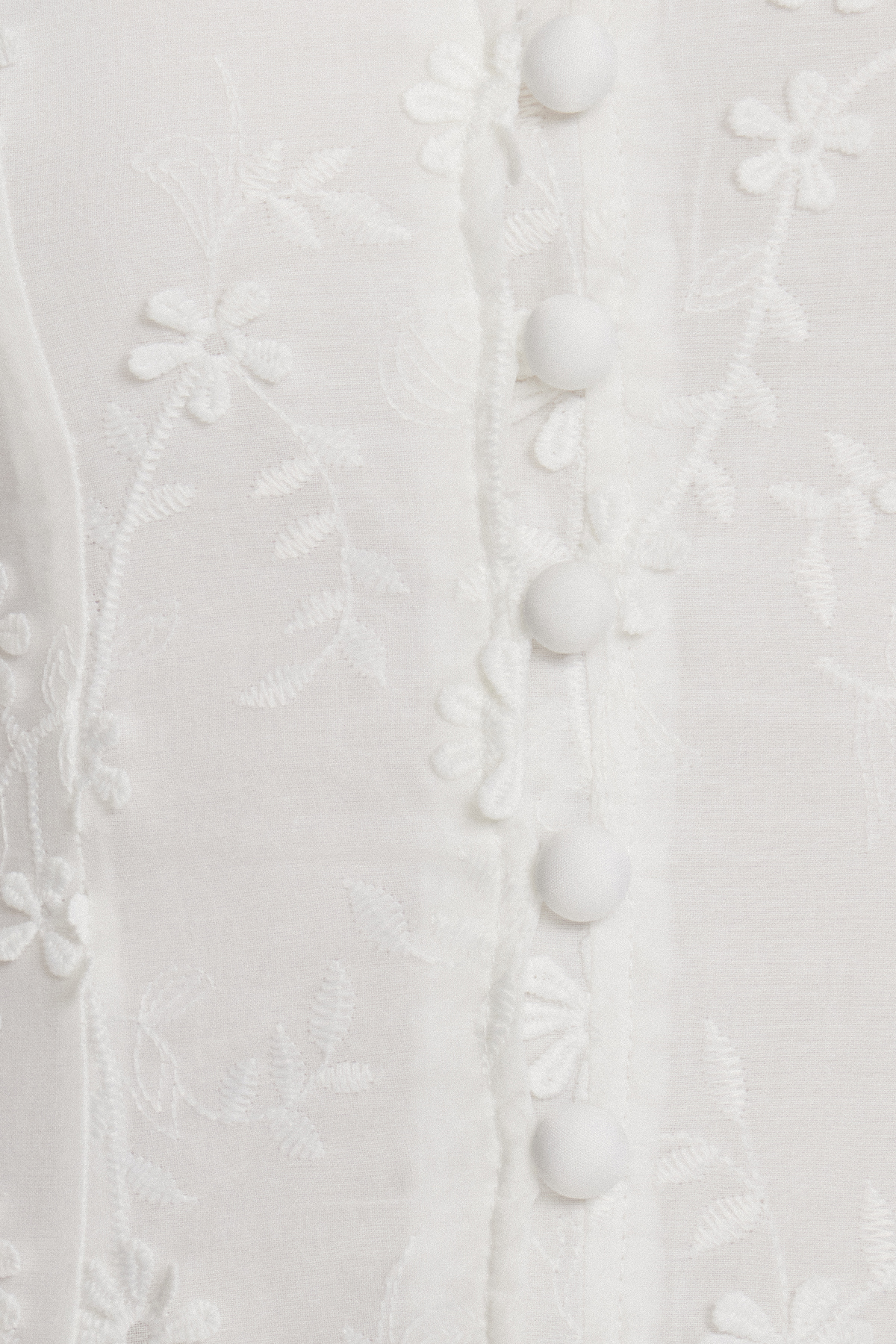 Gitta Flower Embroidered Bottom Midi Dress