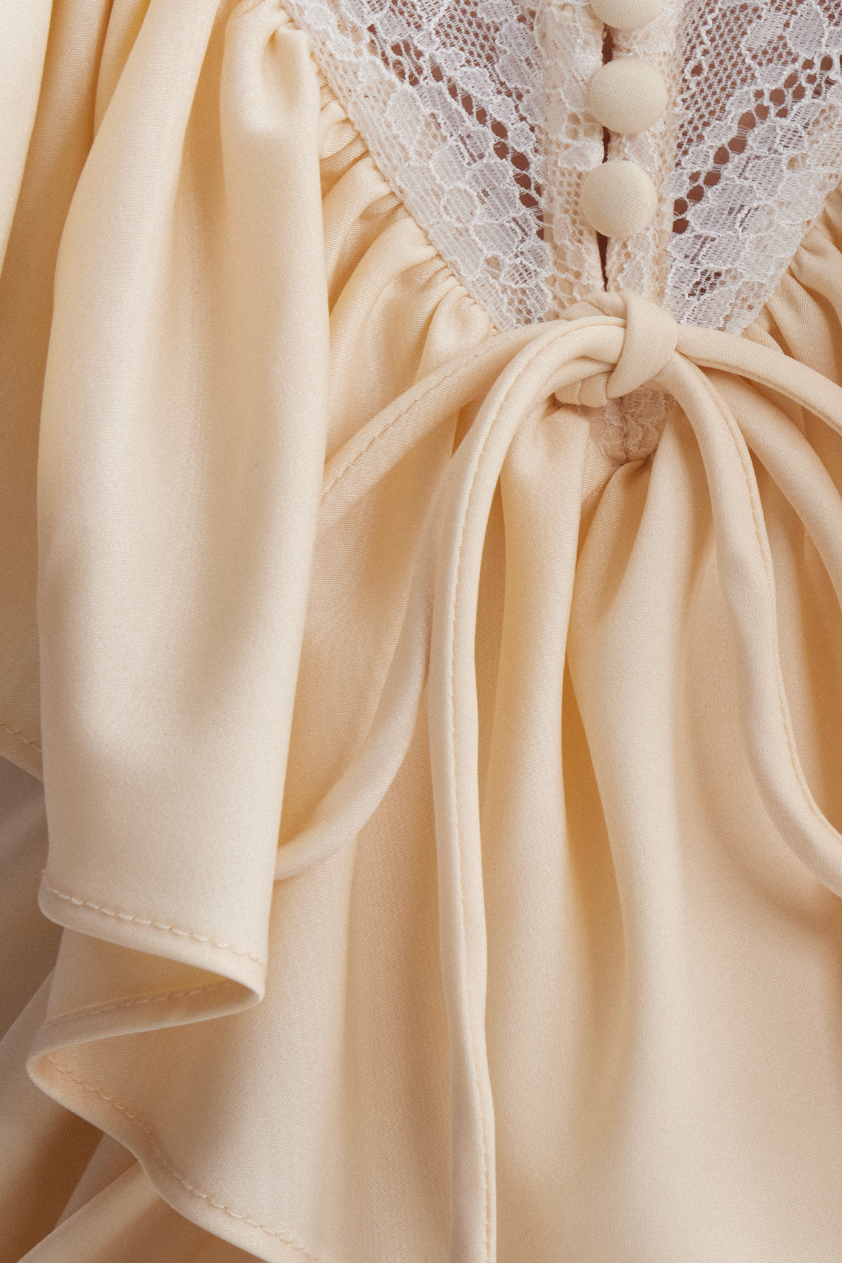 Hadassa Plunge Ruffle Playsuit