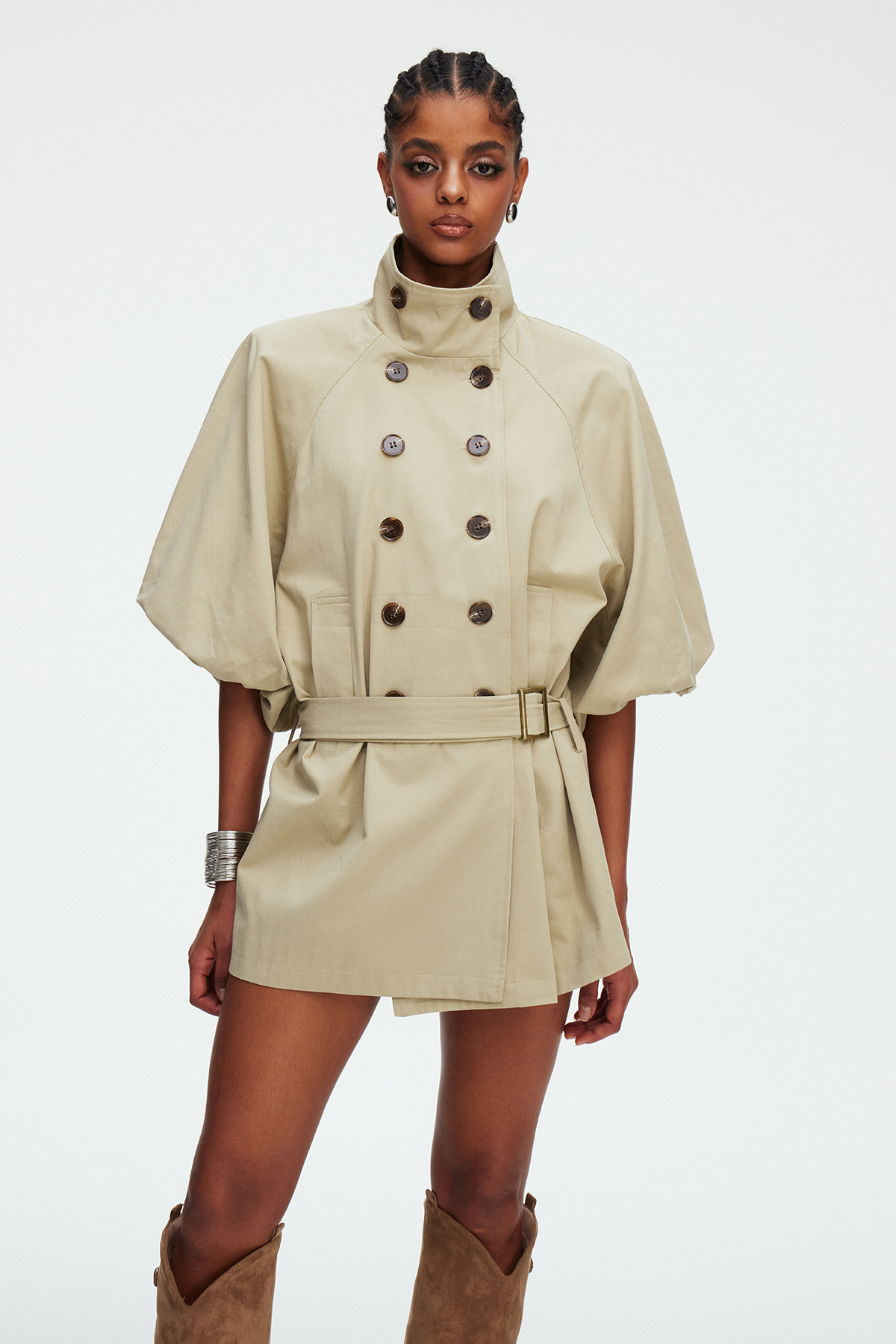 Hadubert Double Breasted Mini Dress