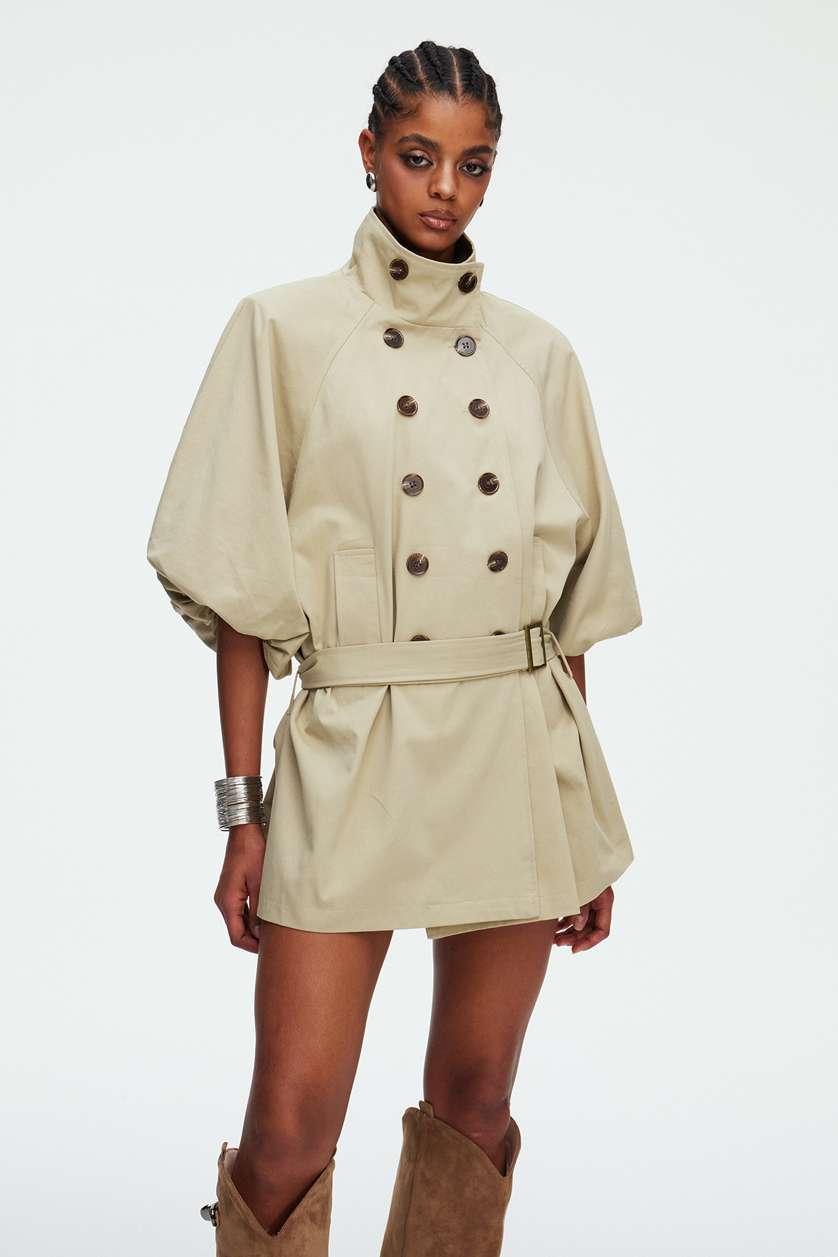Hadubert Double Breasted Mini Dress