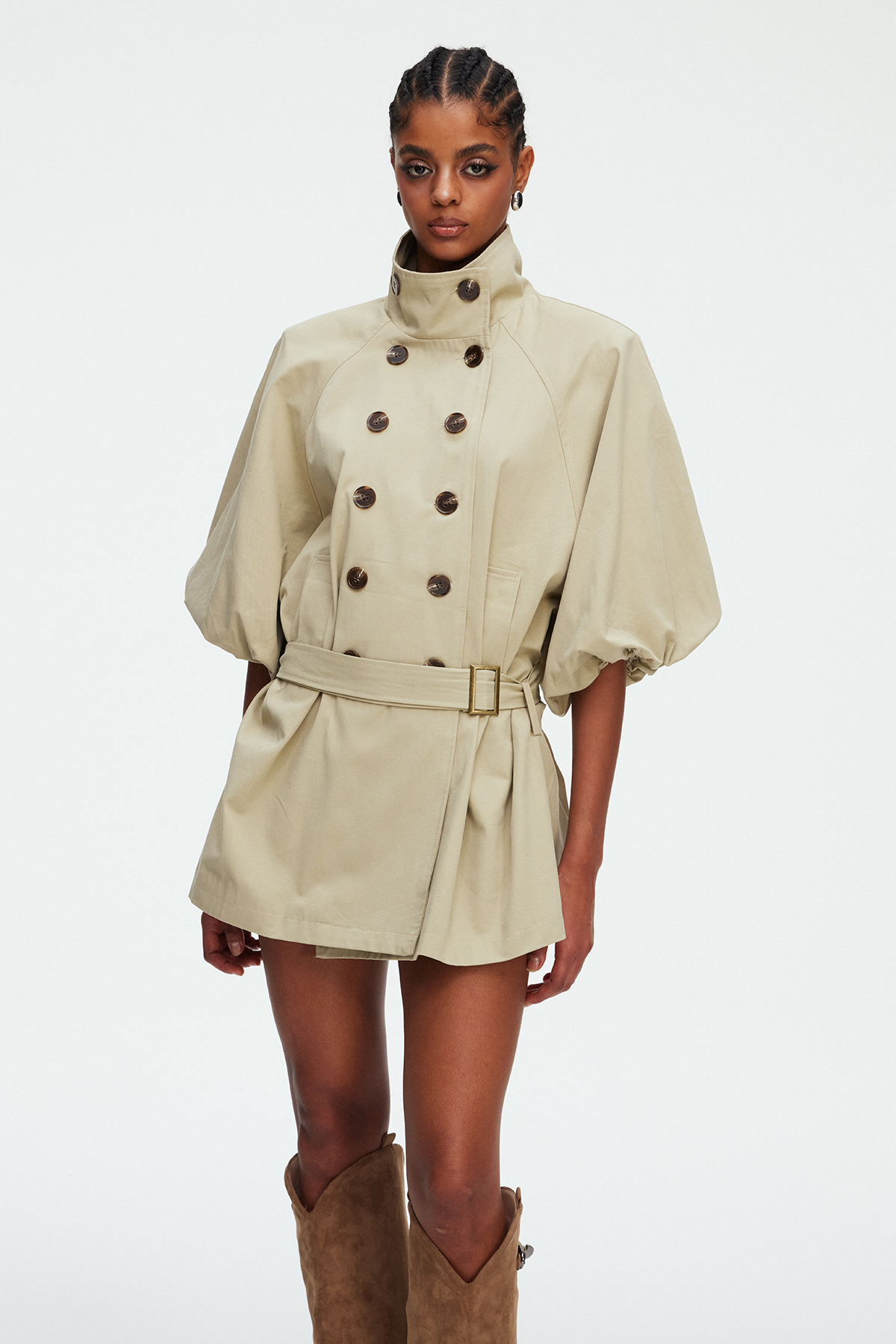 Hadubert Double Breasted Mini Dress