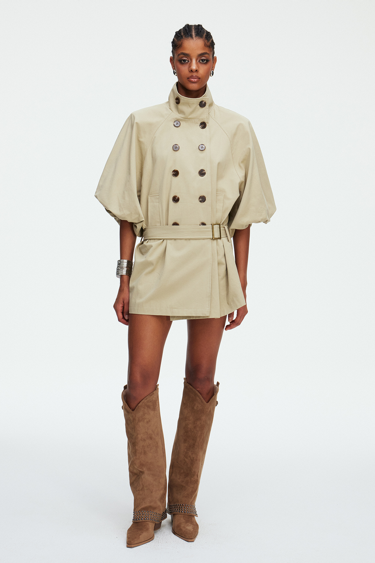 Hadubert Double Breasted Mini Dress