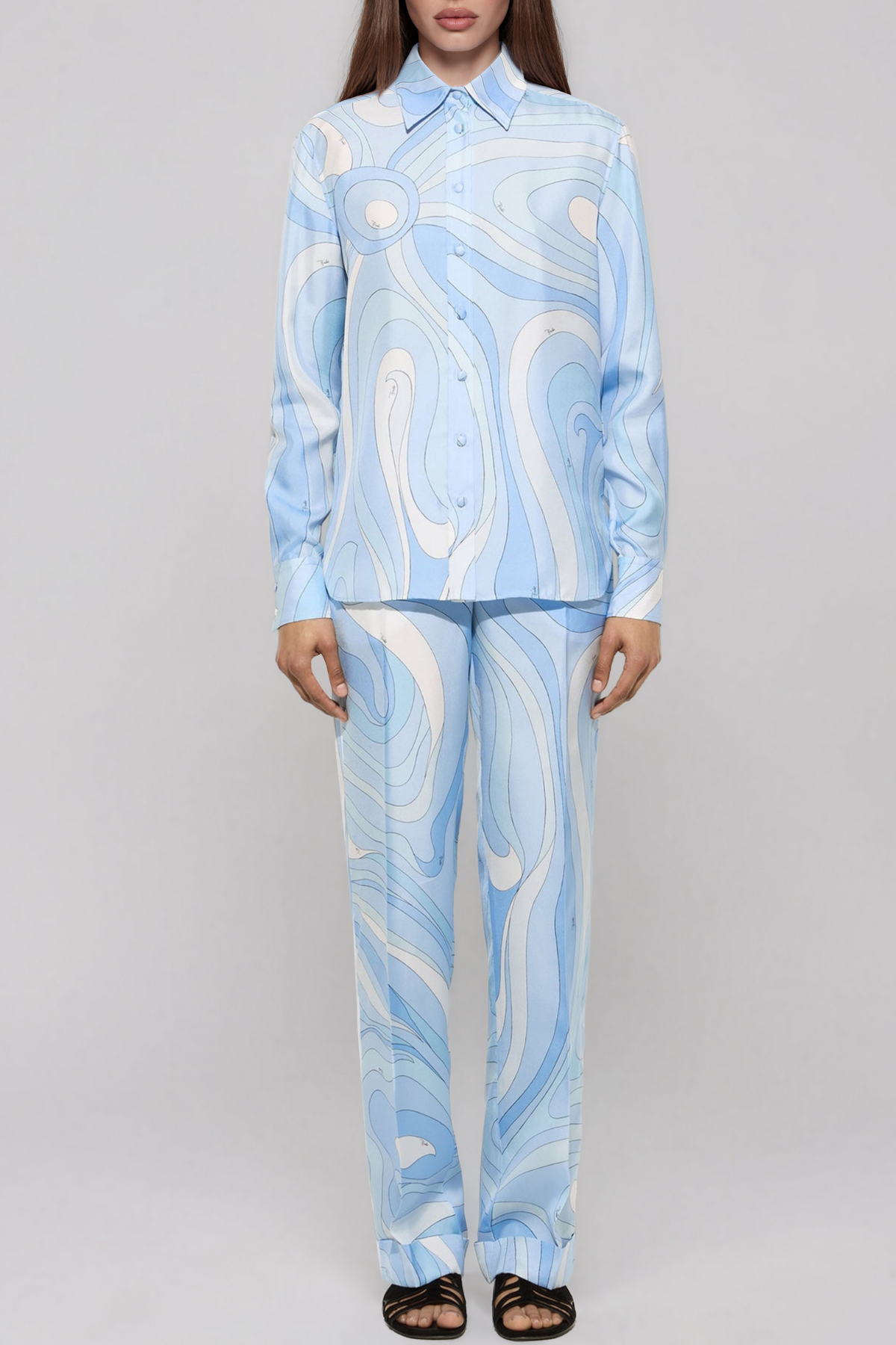Hardmod Long Sleeve Print Pants Set