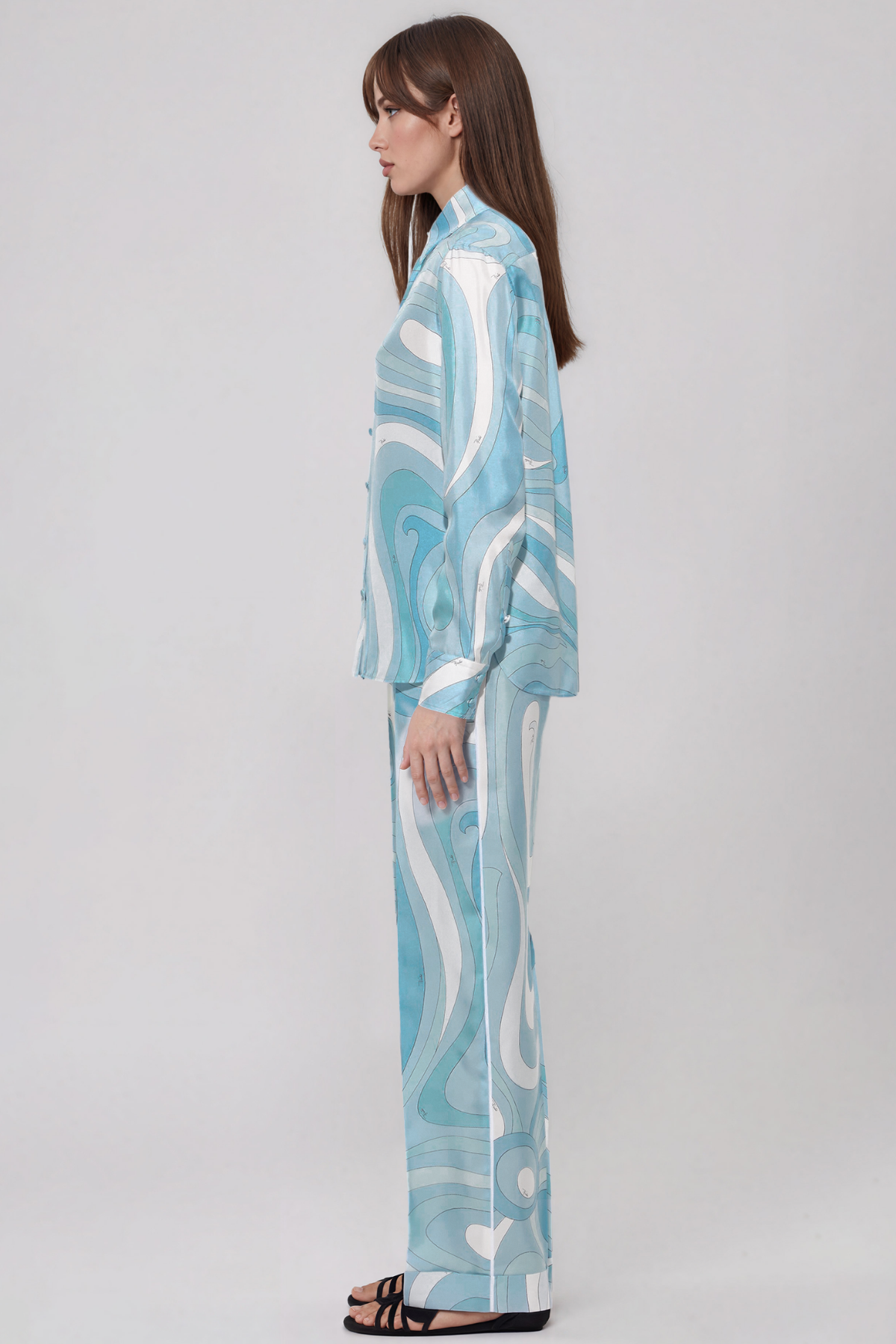 Hardmod Long Sleeve Print Pants Set