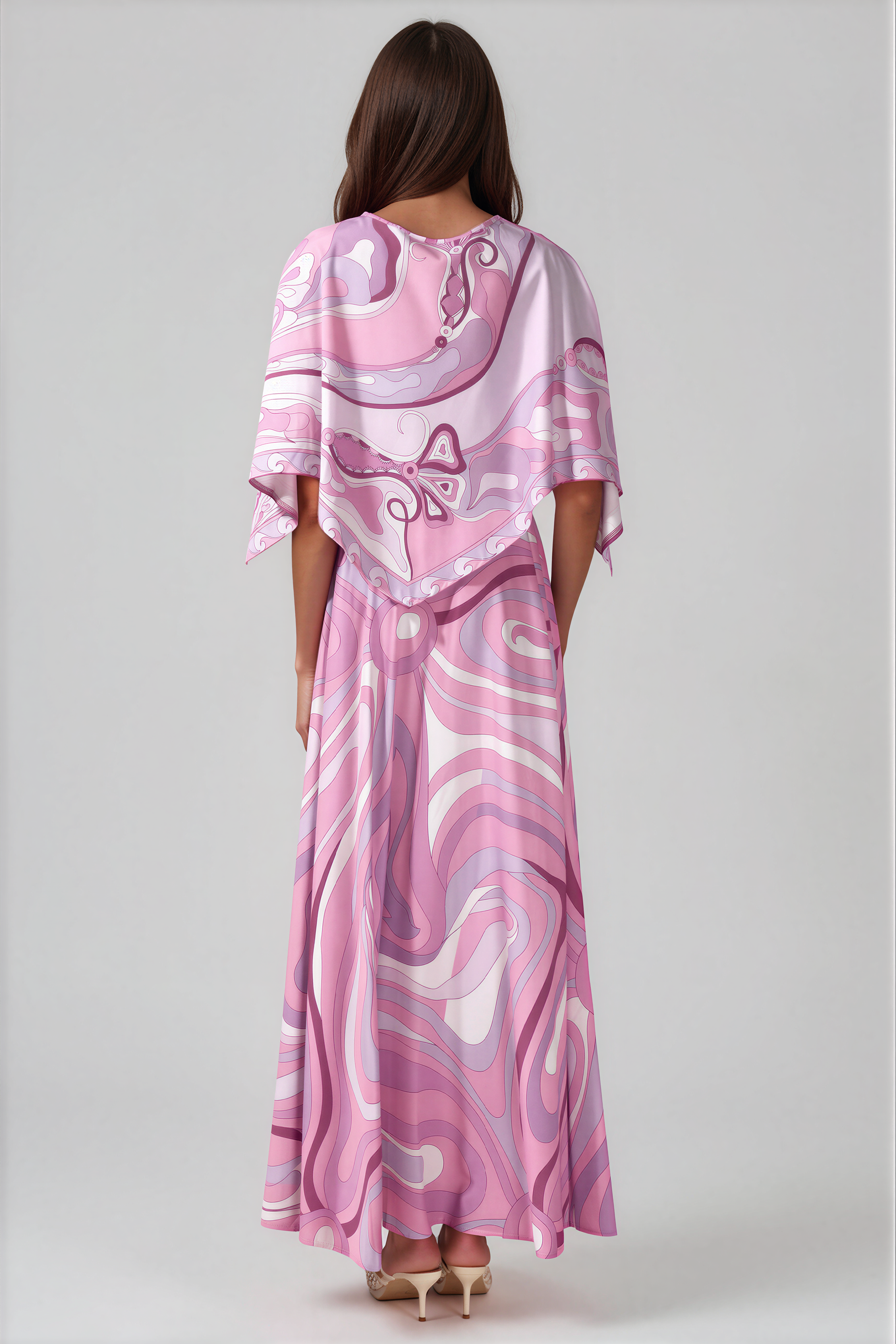 Hardmod Shawl Print Skirt Set