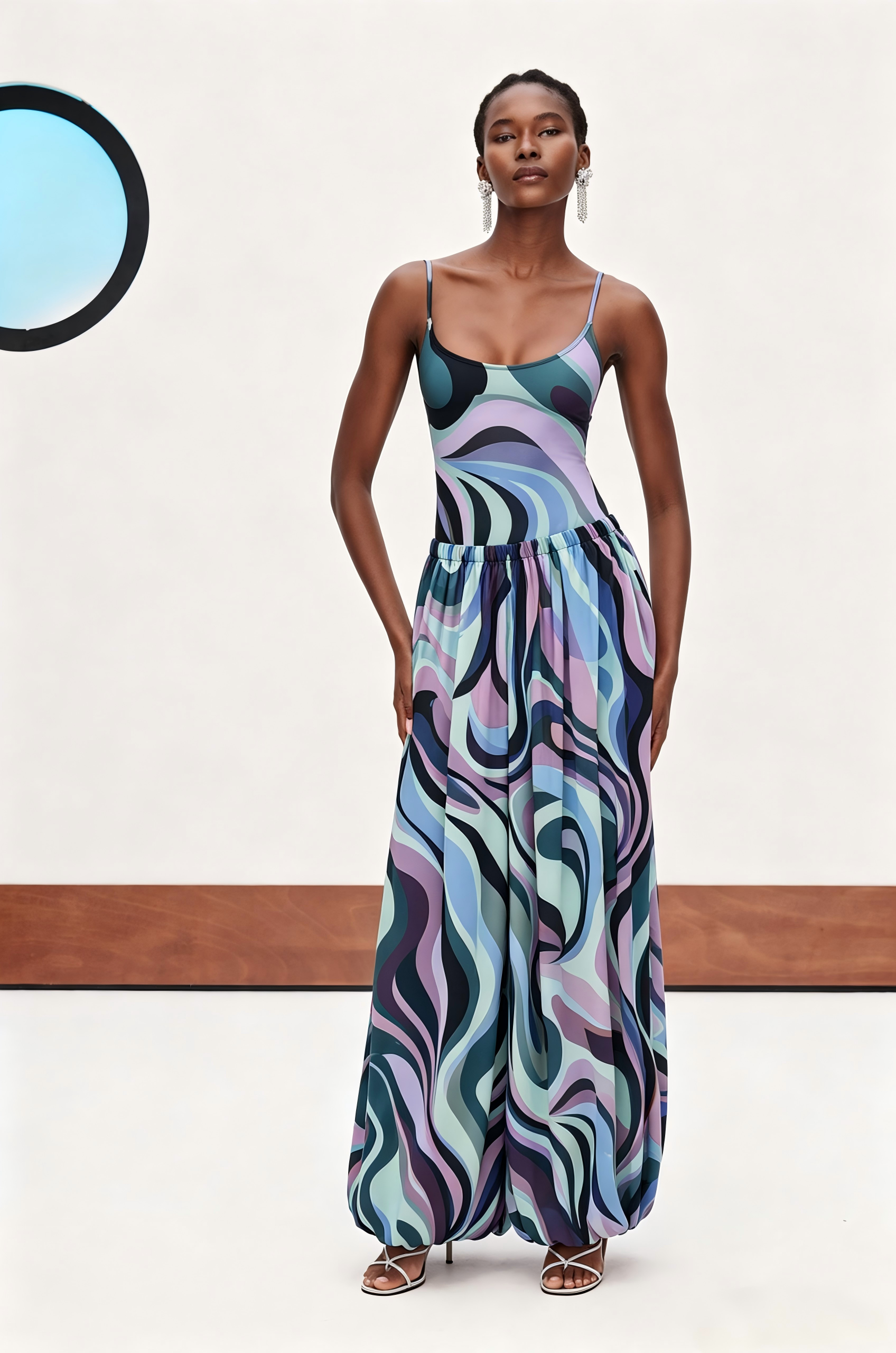 Hardmod Spagehtti Print Pants Set