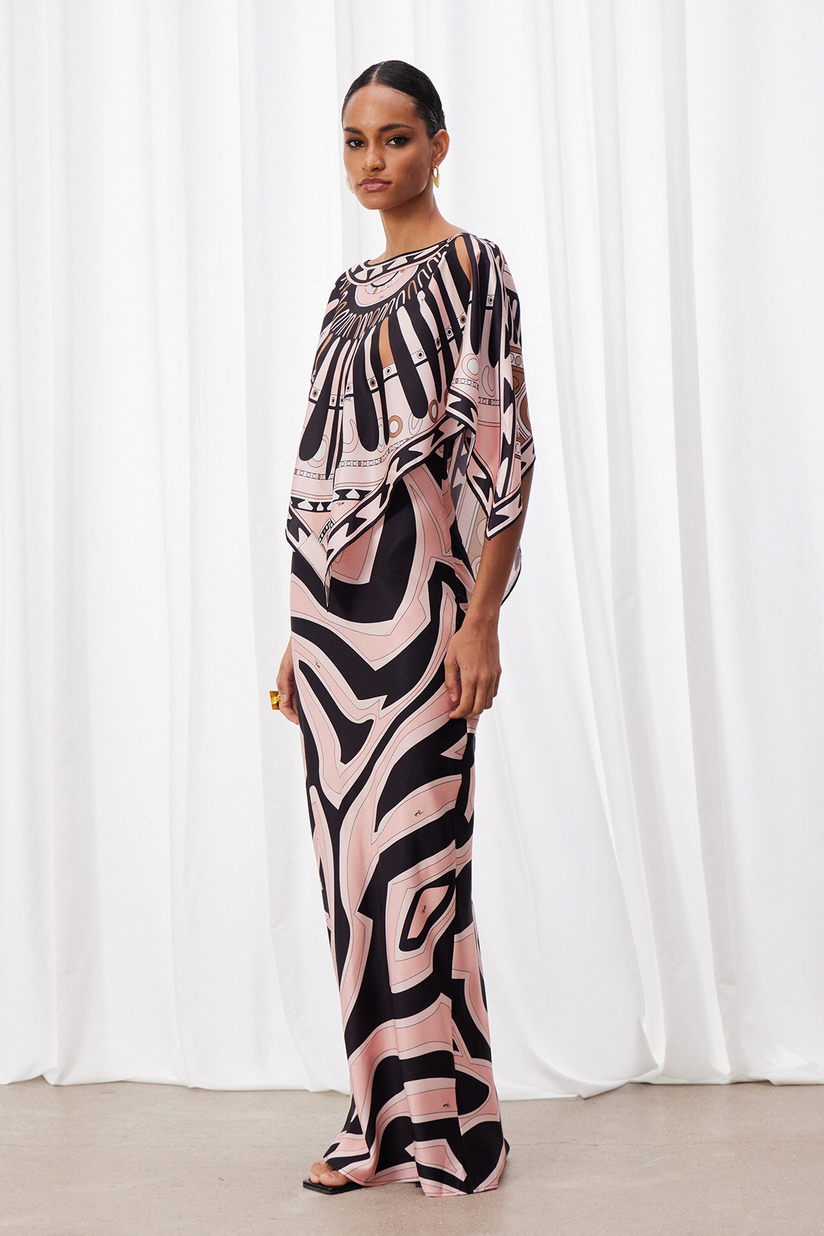 Hardmod Two Piece Print Maxi Dress