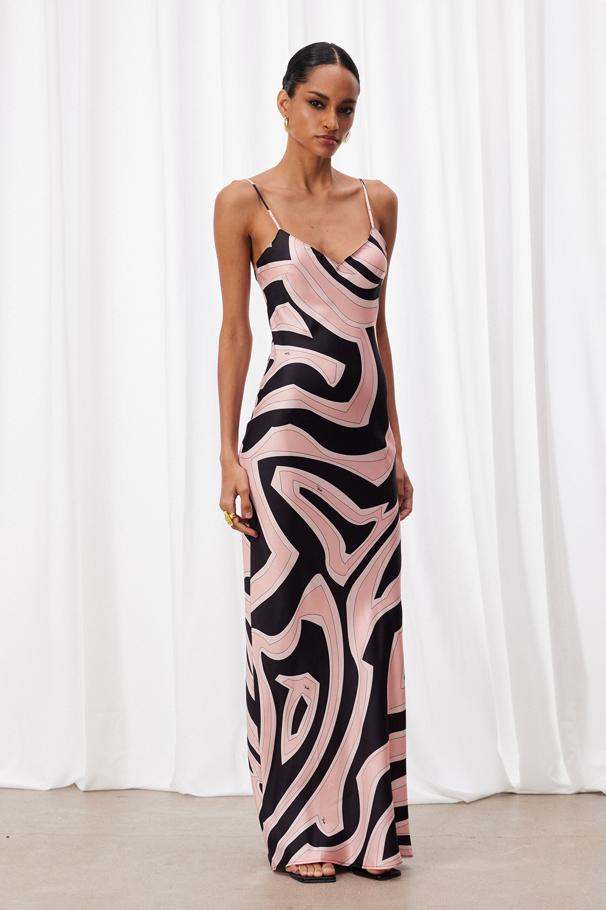 Hardmod Two Piece Print Maxi Dress