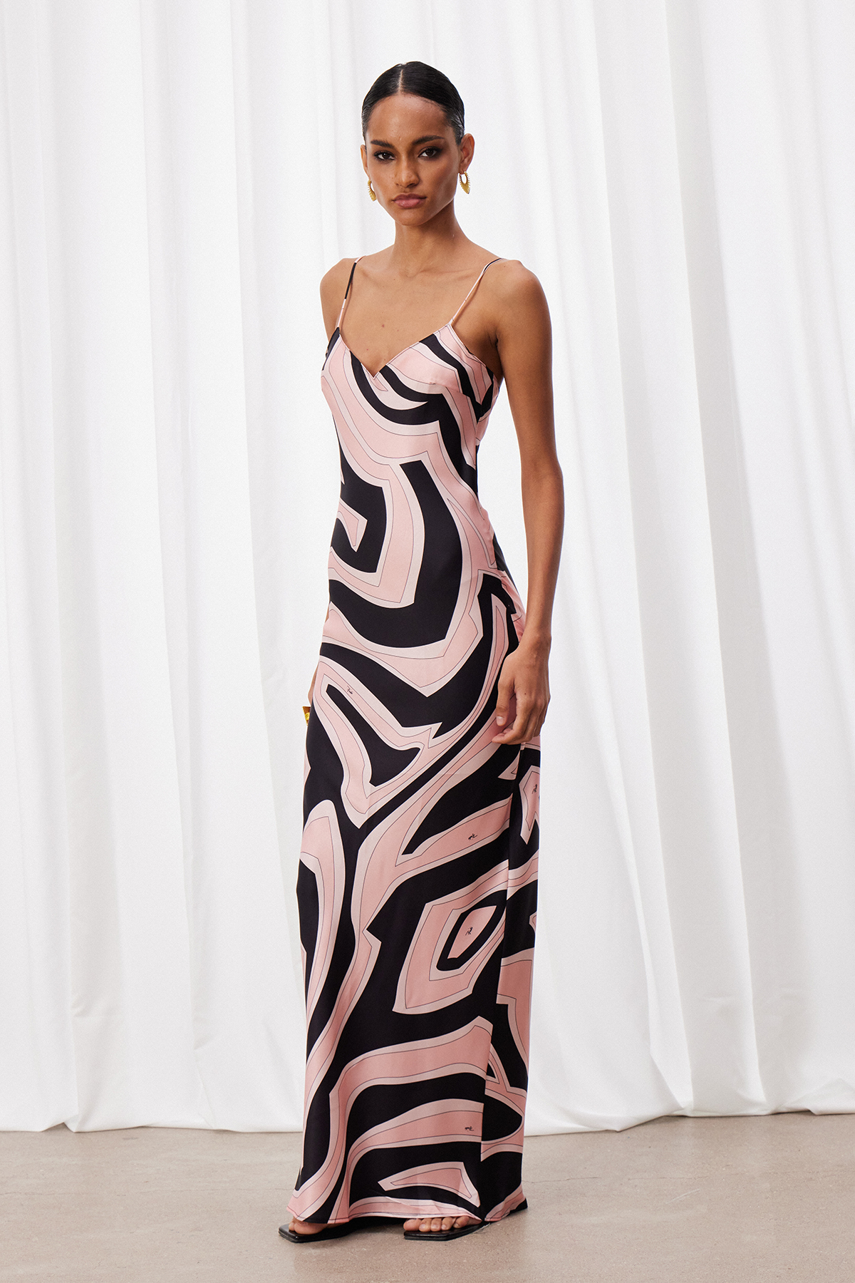 Hardmod Two Piece Print Maxi Dress