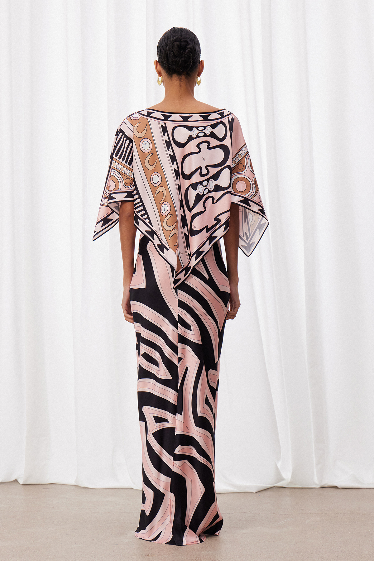 Hardmod Two Piece Print Maxi Dress
