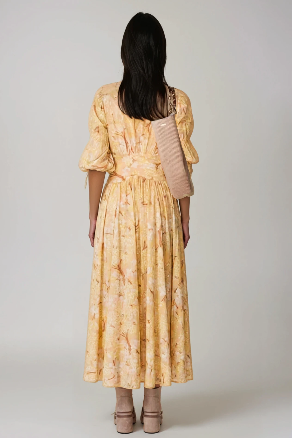 Henrika Plunge Floral Maxi Dress
