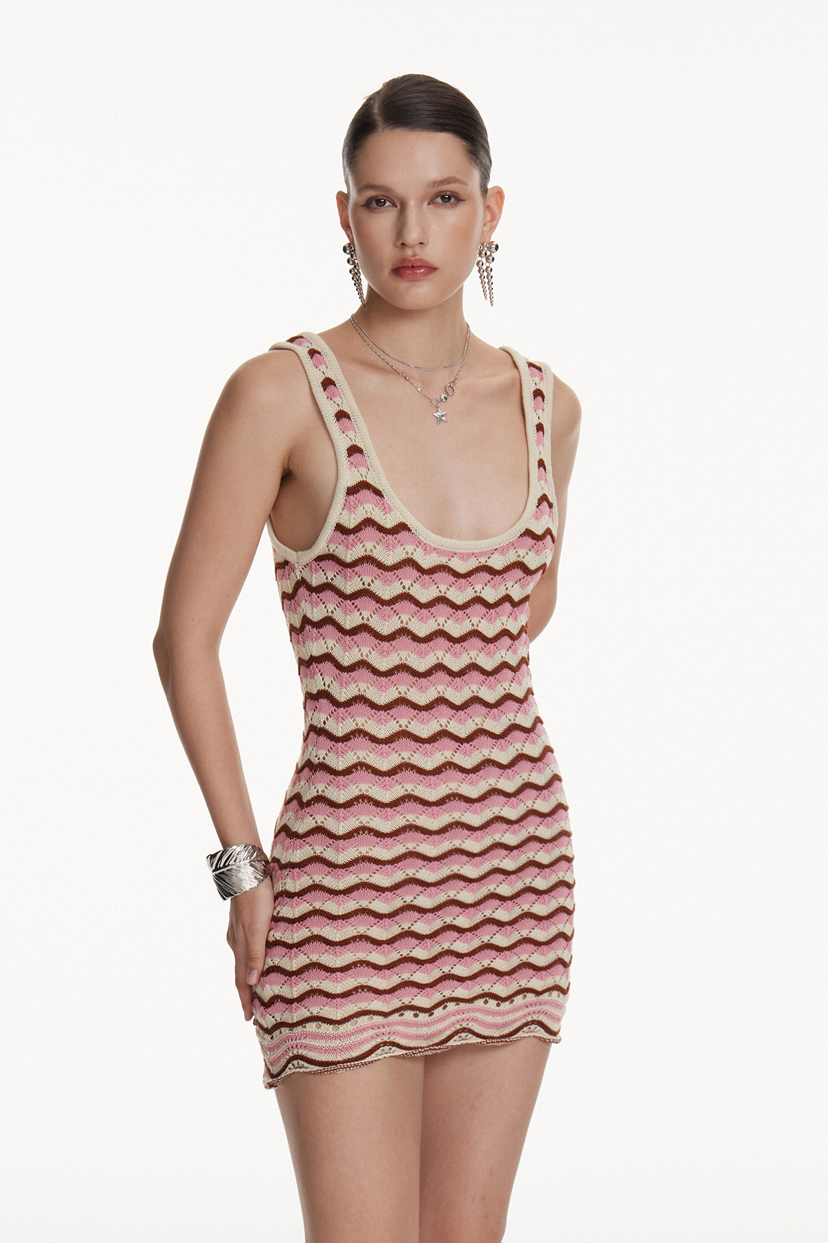Henry Stripe Knit Mini Dress