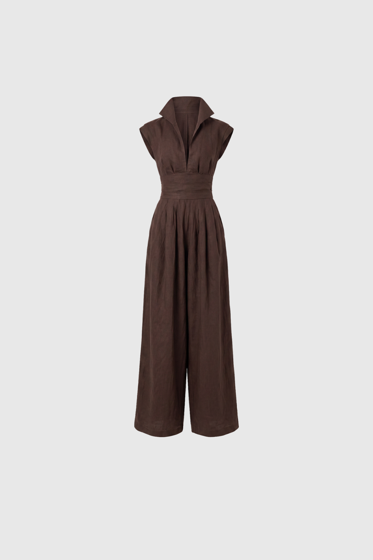 Hermanus V Neck Ruch Jumpsuit