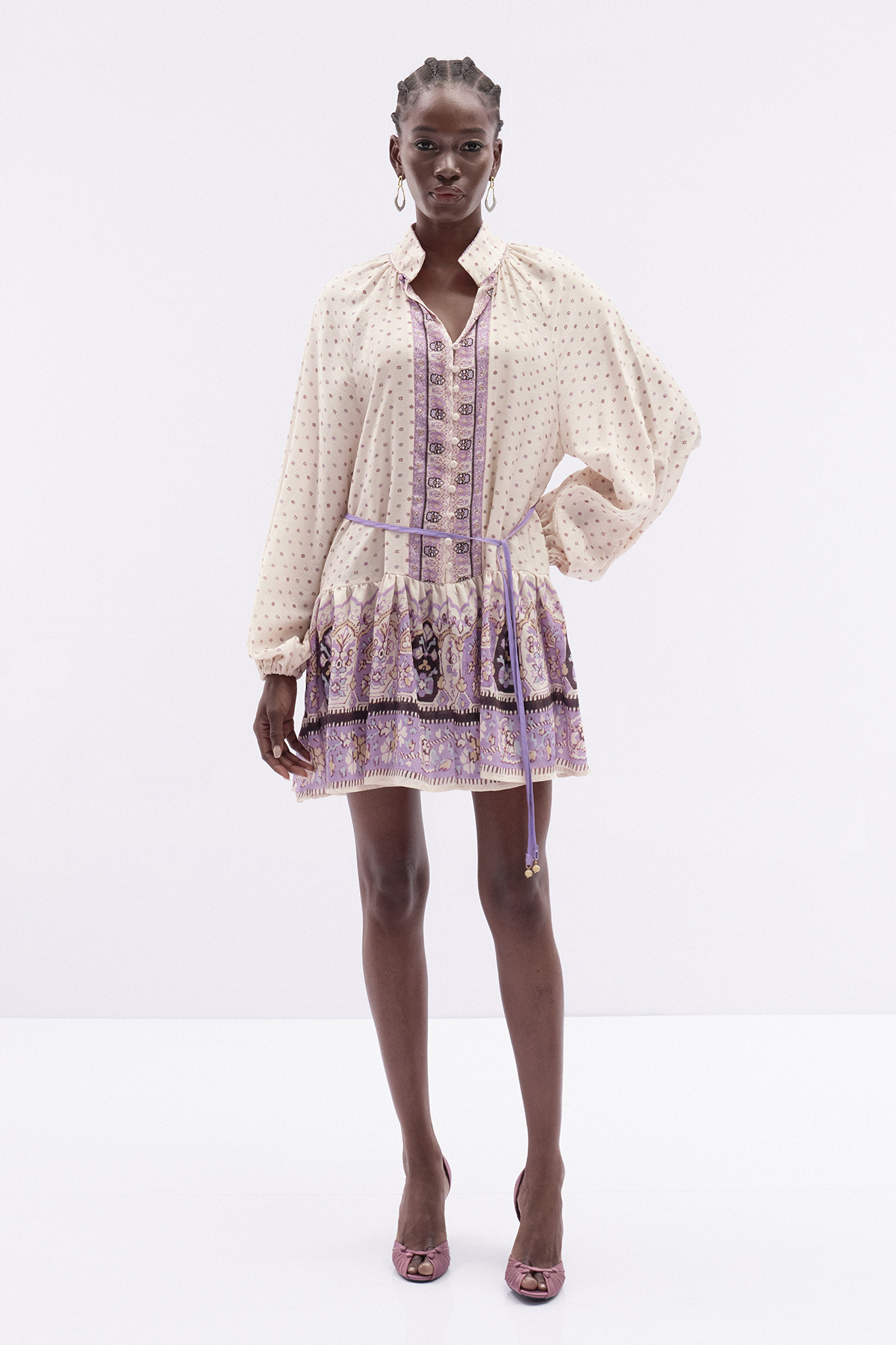 Hermokrates Floral Mini Dress