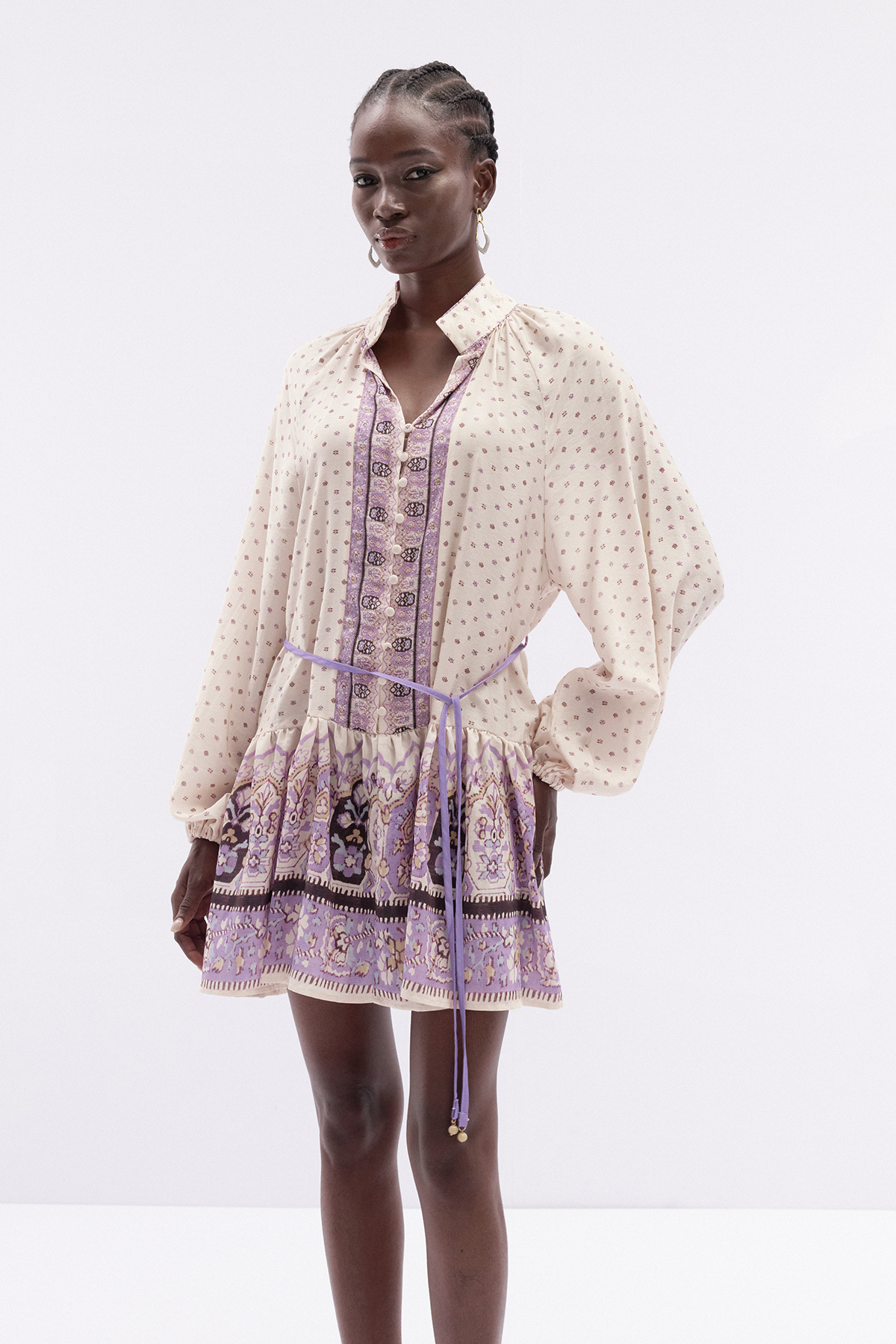 Hermokrates Floral Mini Dress