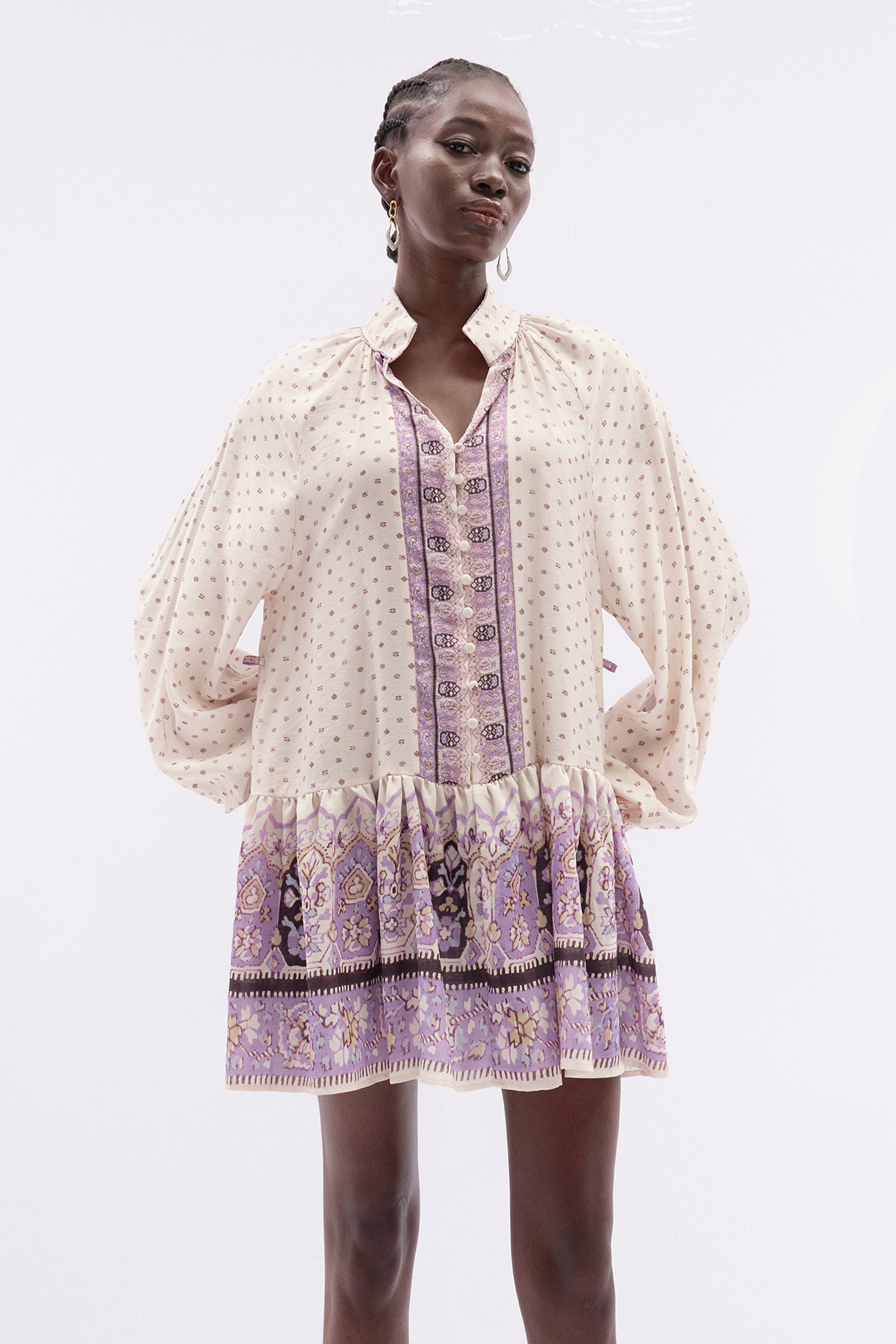Hermokrates Floral Mini Dress