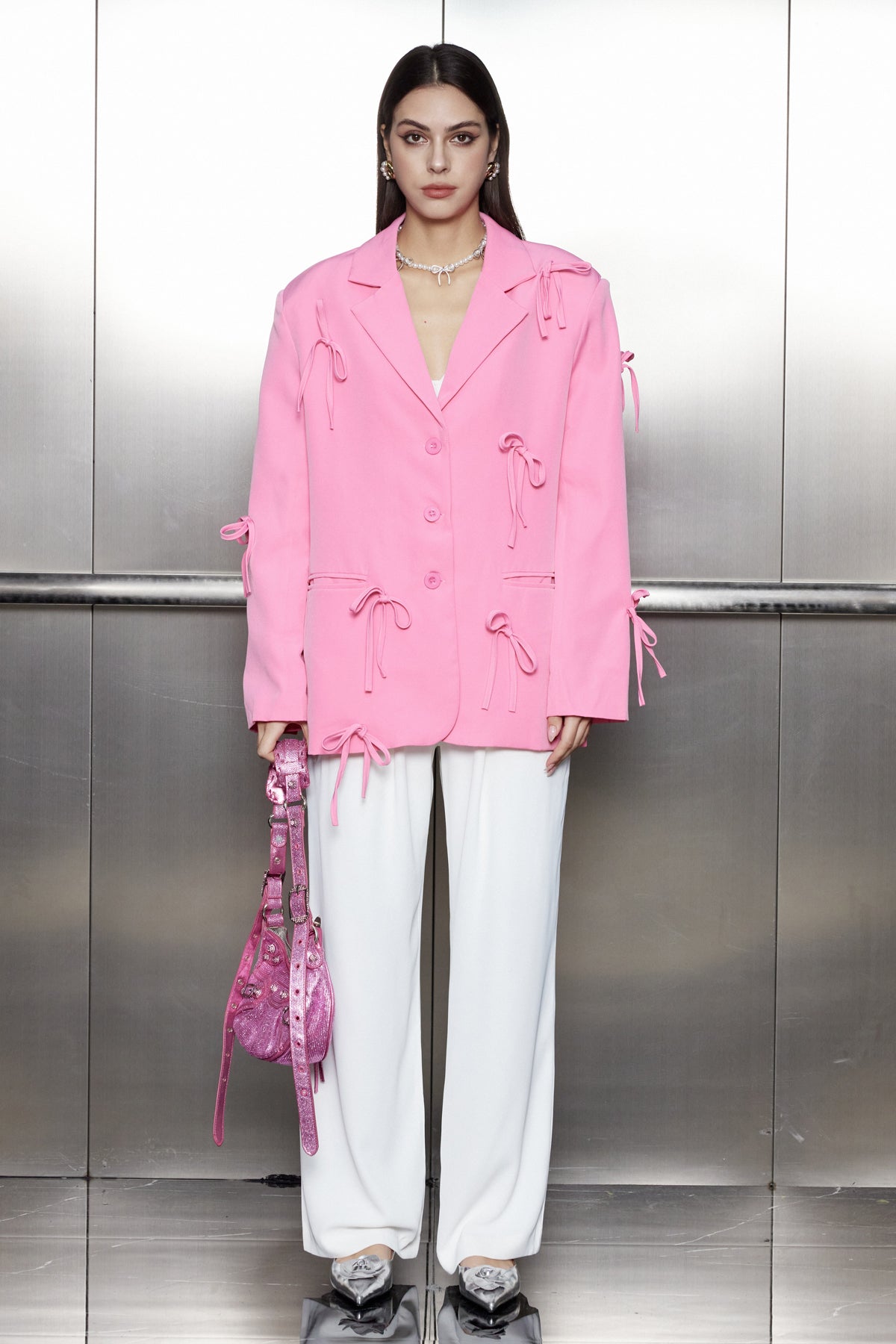 Hiya Bow Lapel Blazer