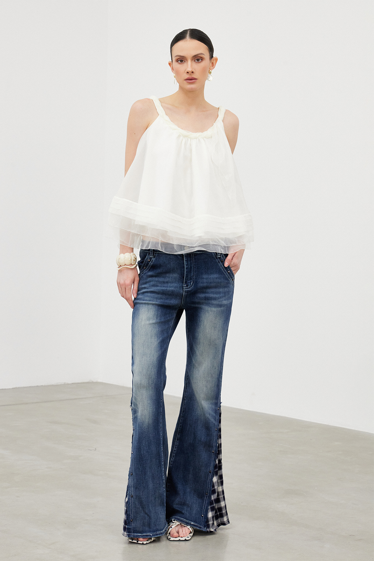 Iacobus Twist Mesh Top