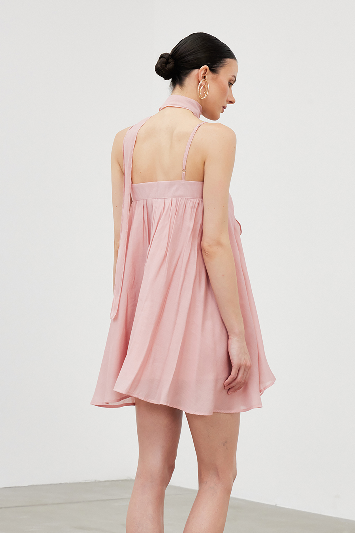 Ianto Sequin Ruffle Mini Dress