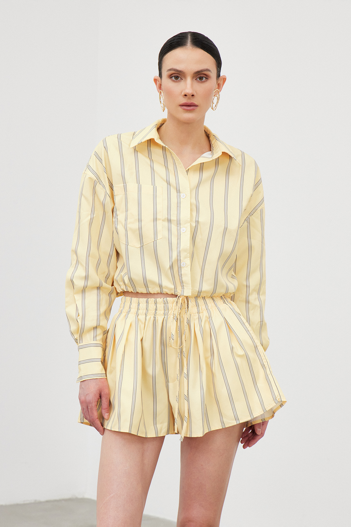 Ianus Stripe Short Set