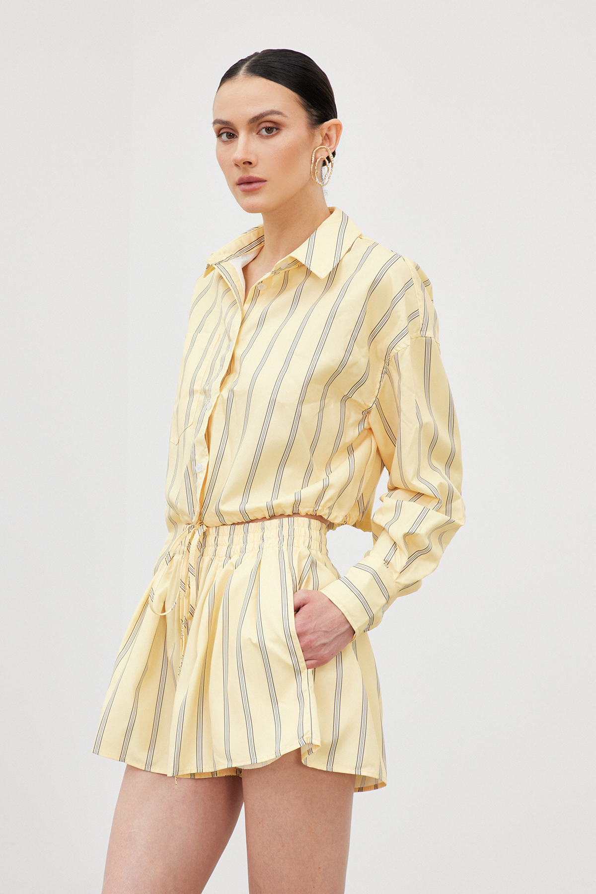 Ianus Stripe Short Set