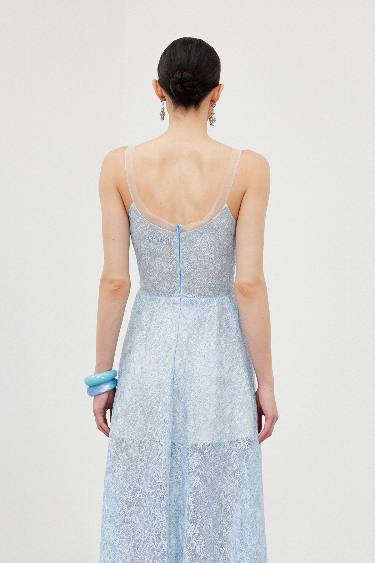 Iared Corset Lace Maxi Dress