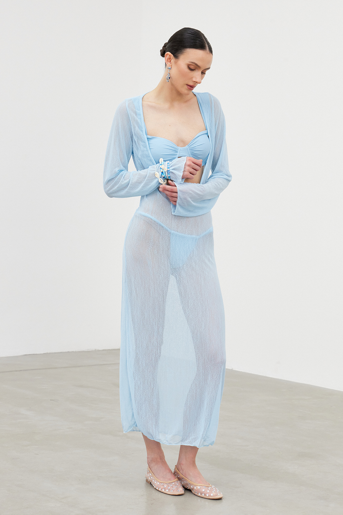 Iasmin Three Piece Ruch Swimwear