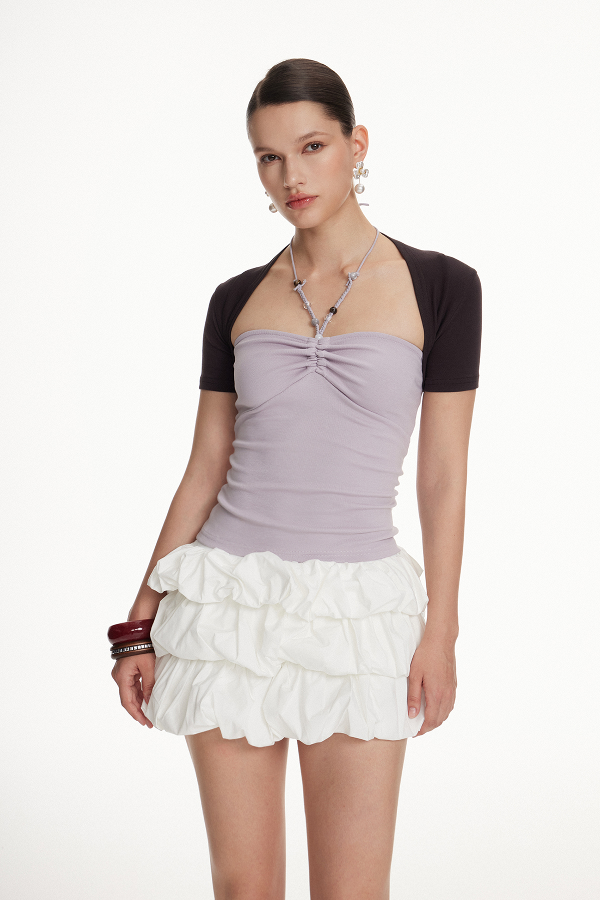 Iason Colorblock Ruch Top