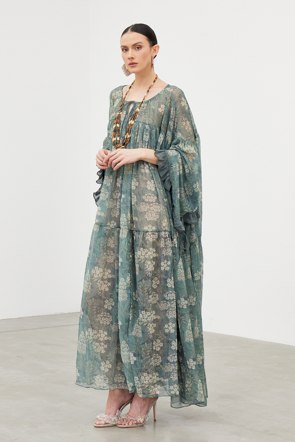 Ibraheem Oversized Ruch Maxi Dress