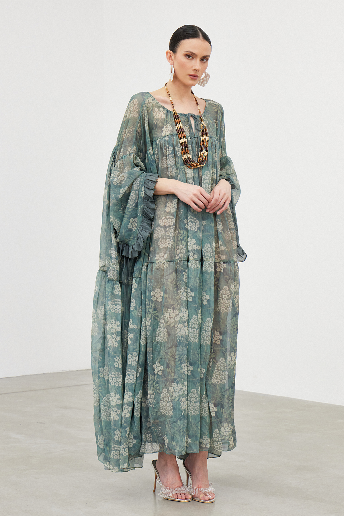 Ibraheem Oversized Ruch Maxi Dress