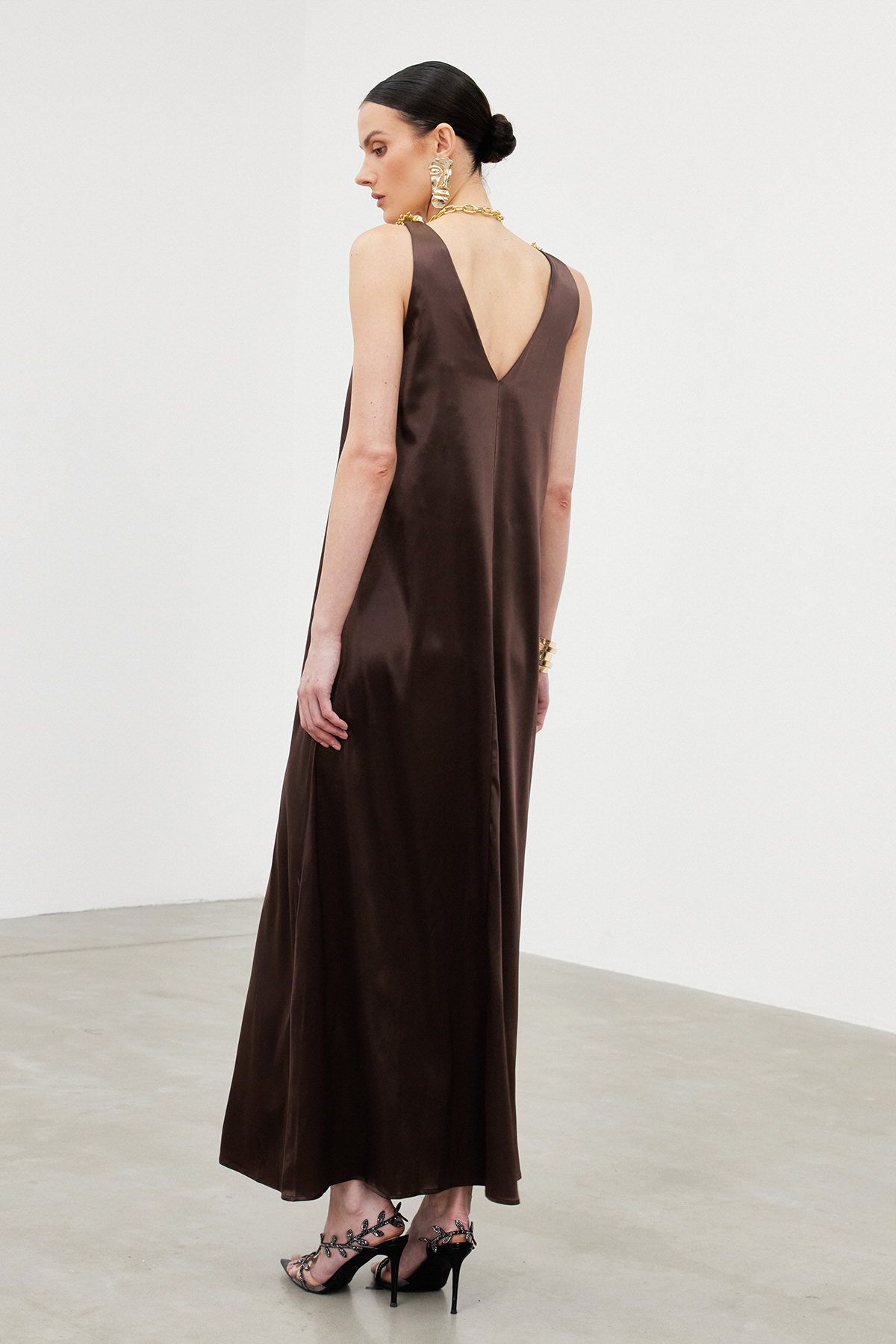 Ibtihaj Sleeveless Embellished Maxi Dress