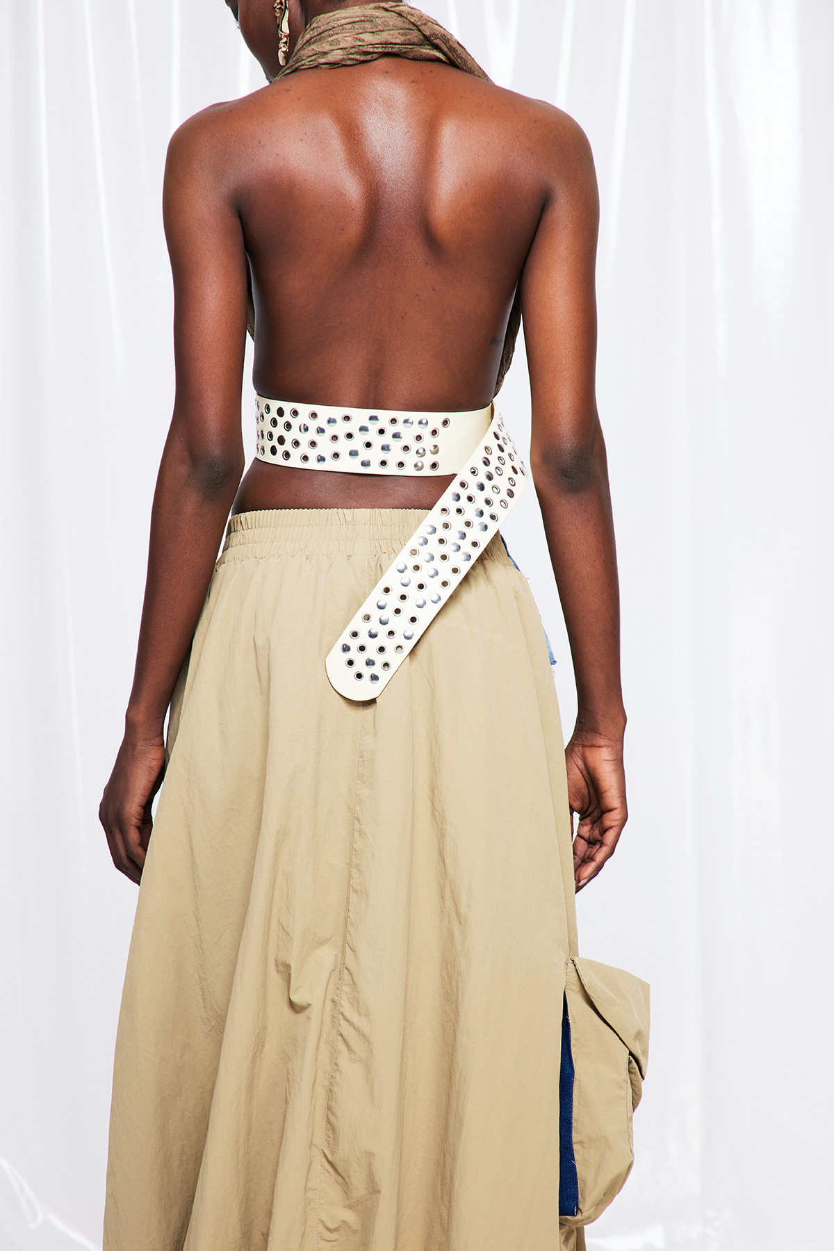Idella Studded Cutout Belt