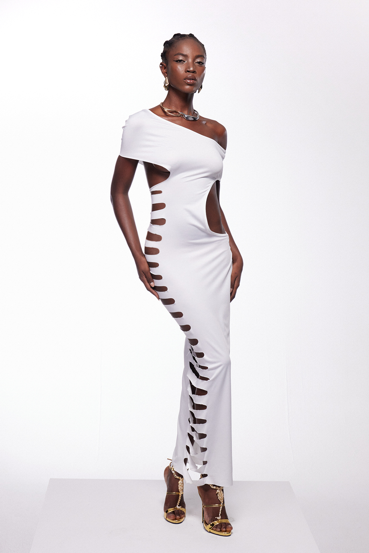 Idriss Cutout Bodycon Maxi Dress