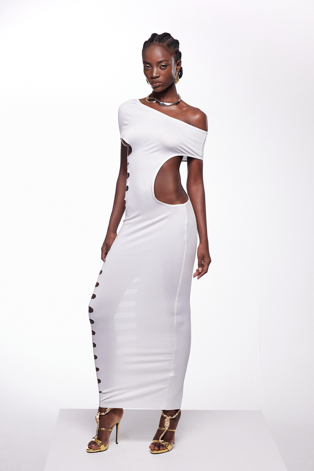 Idriss Cutout Bodycon Maxi Dress
